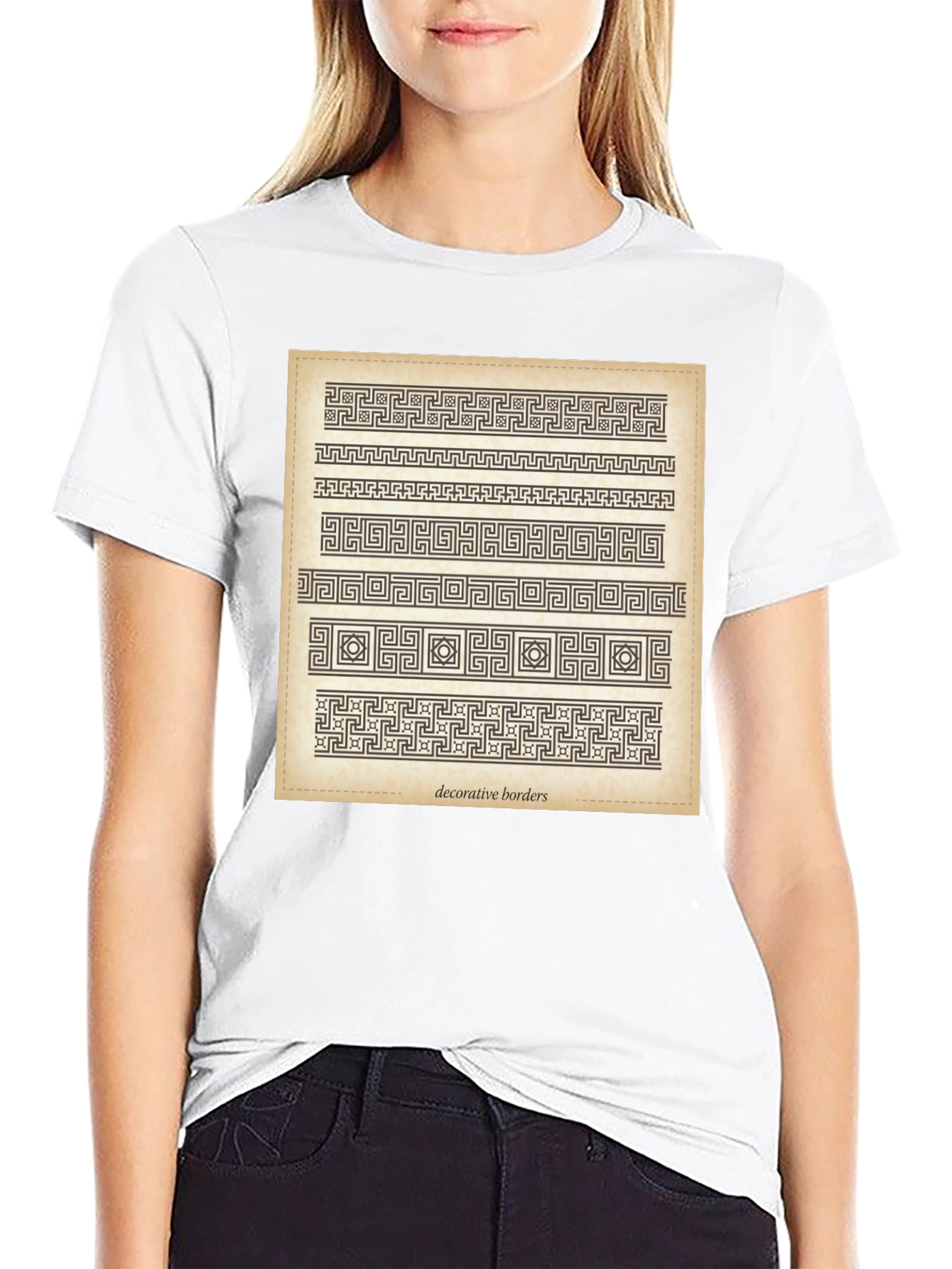 Greek Key Decorative Borders T-Shirt