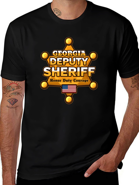 Georgia Deputy Sheriff T-Shirt Honor Duty Courage