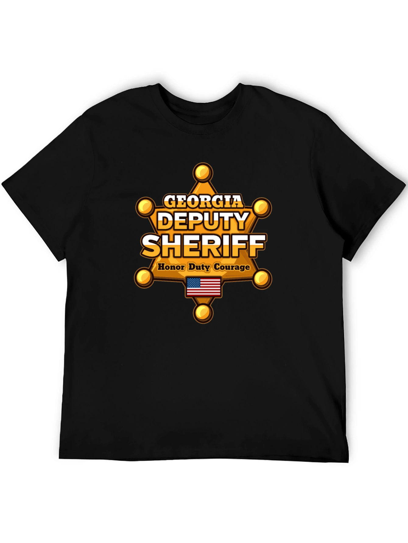 Georgia Deputy Sheriff T-Shirt Honor Duty Courage