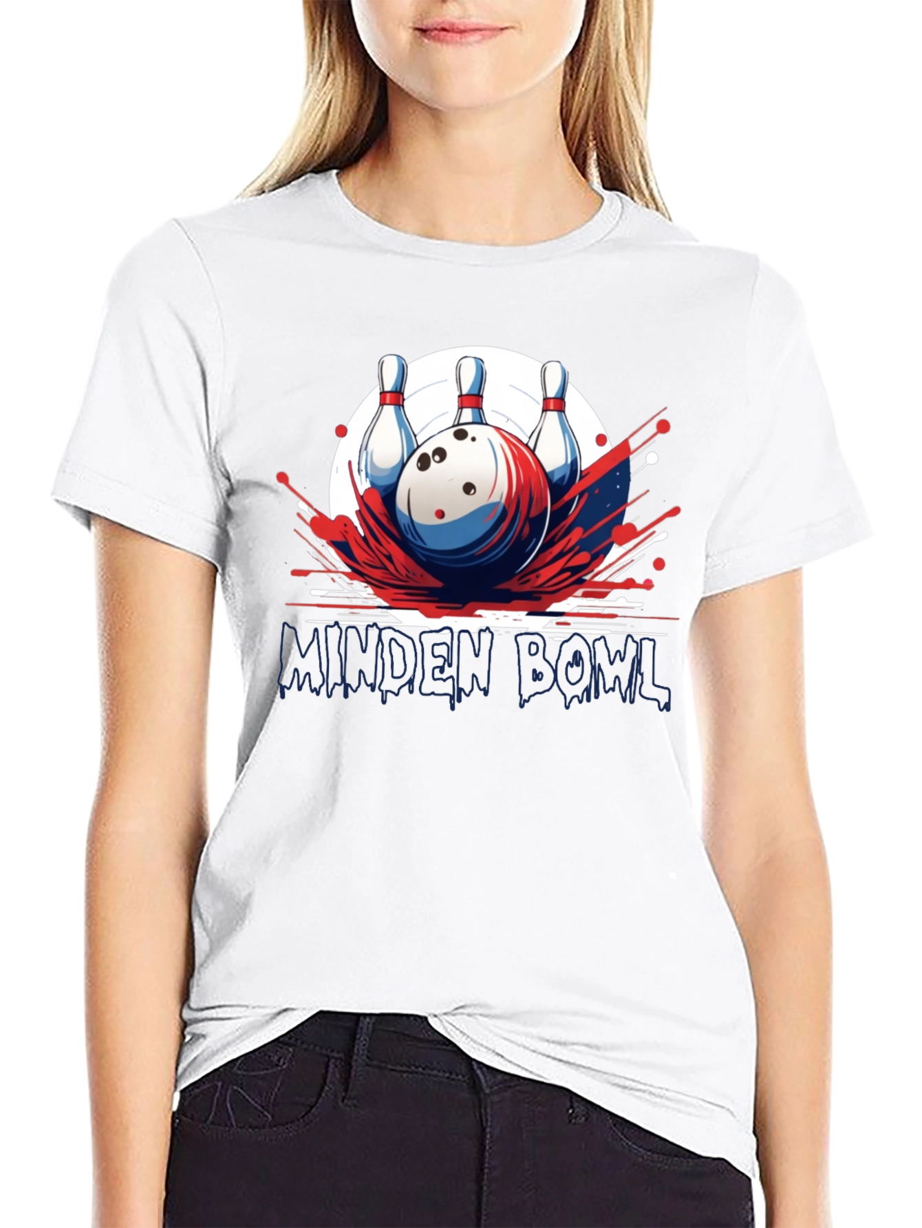 Minden Bowl Graphic T-Shirt - Strike Design