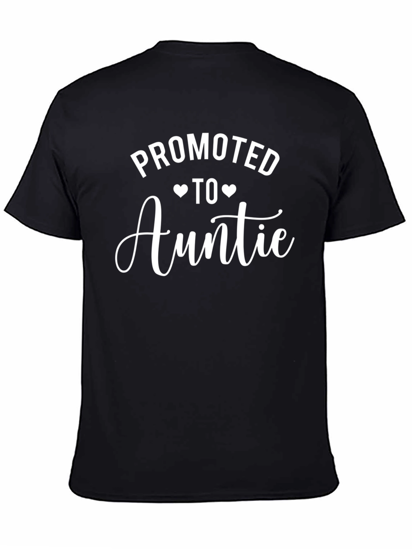 Promoted to Auntie T-Shirt - Cute Aunt Announcement Tee