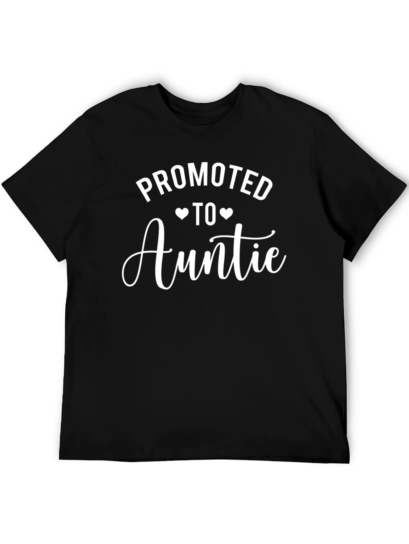 Promoted to Auntie T-Shirt - Cute Aunt Announcement Tee