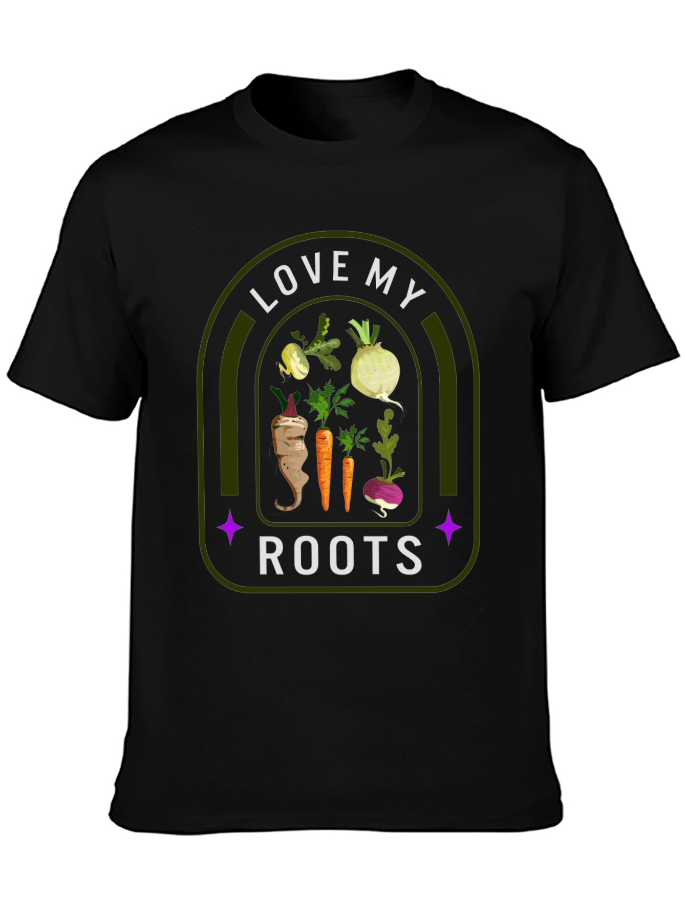 Love My Roots Black T-Shirt