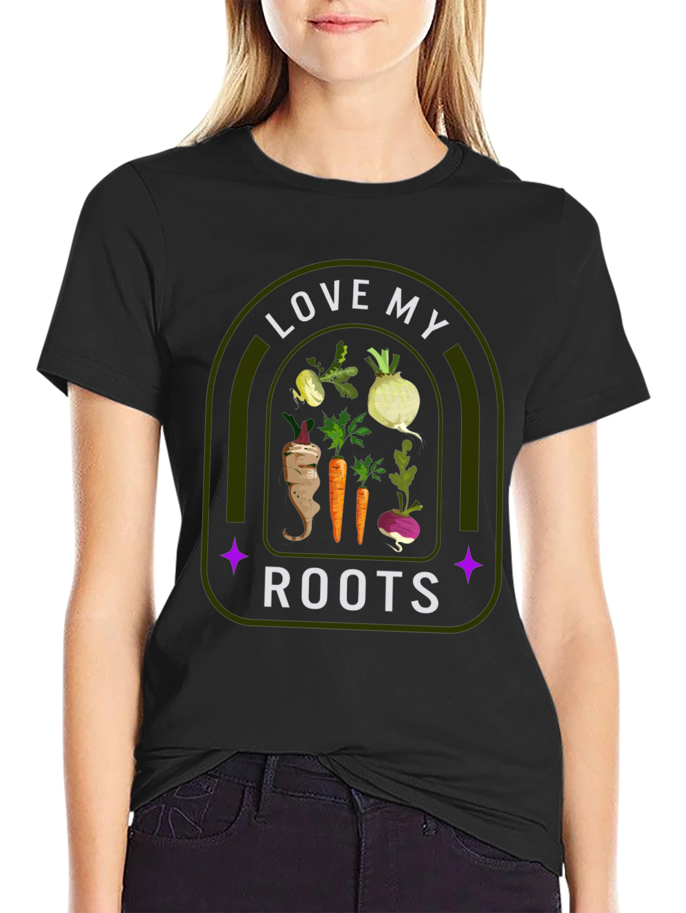 Love My Roots Black T-Shirt