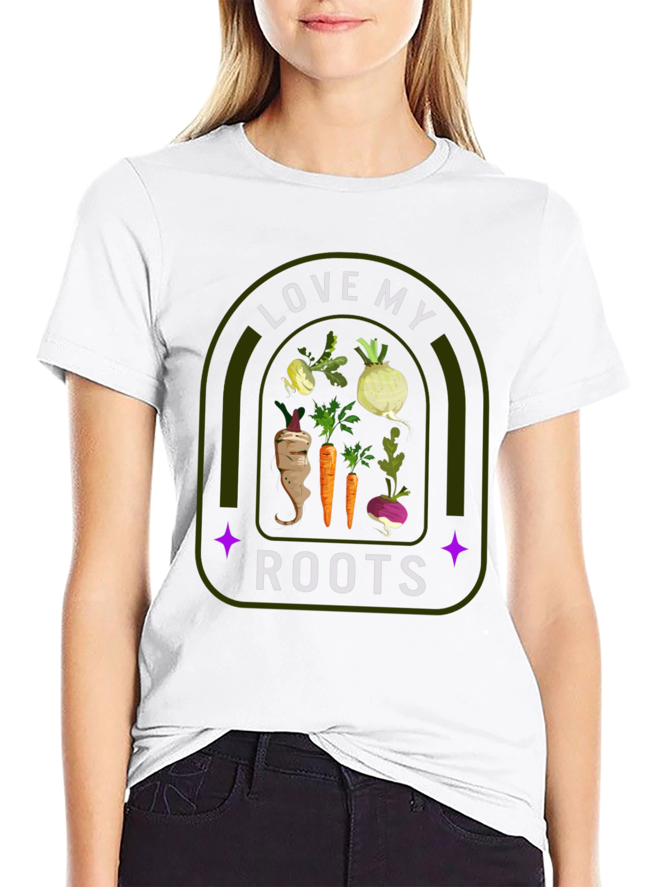 Love My Roots Black T-Shirt