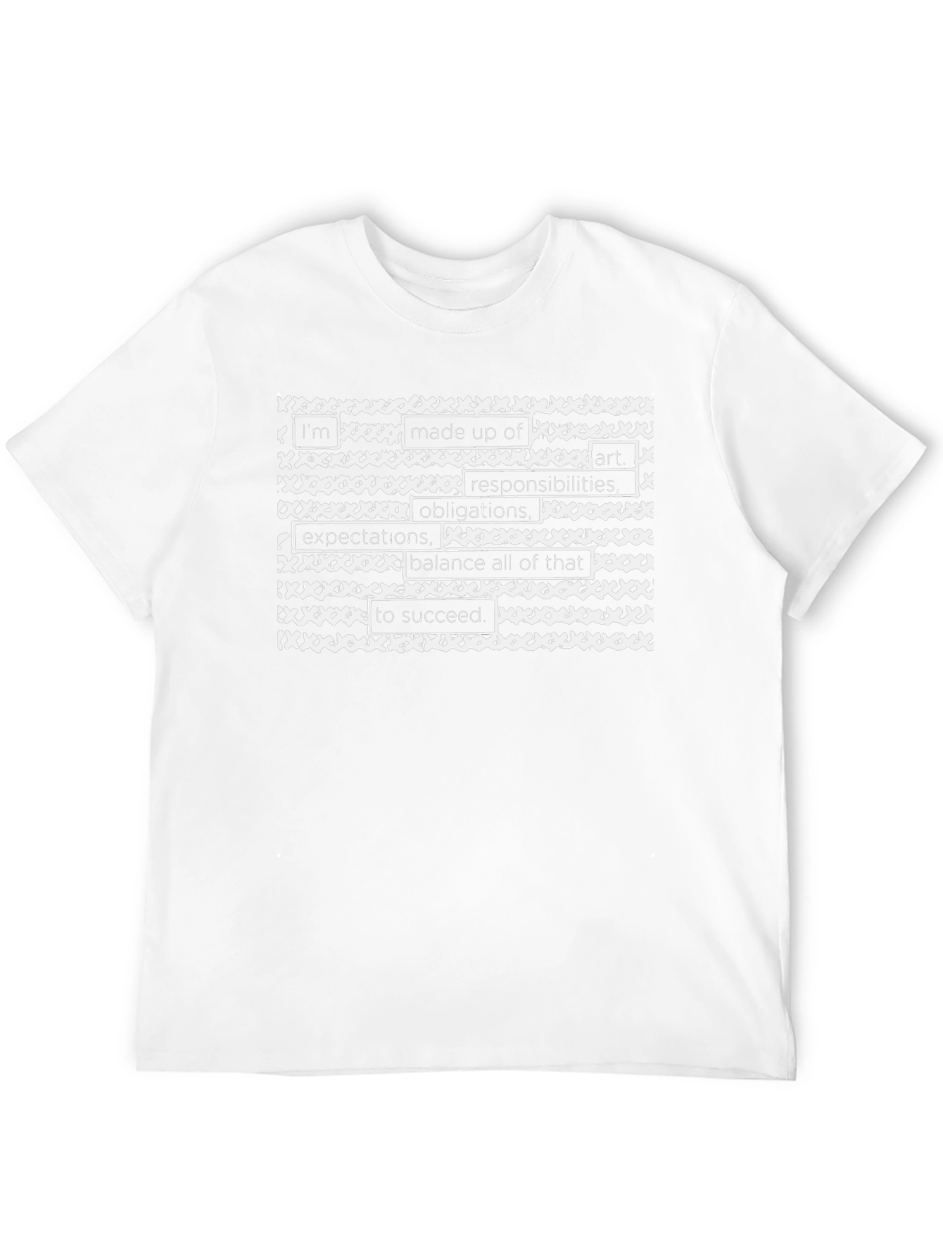 Made Up Of T-Shirt - Black