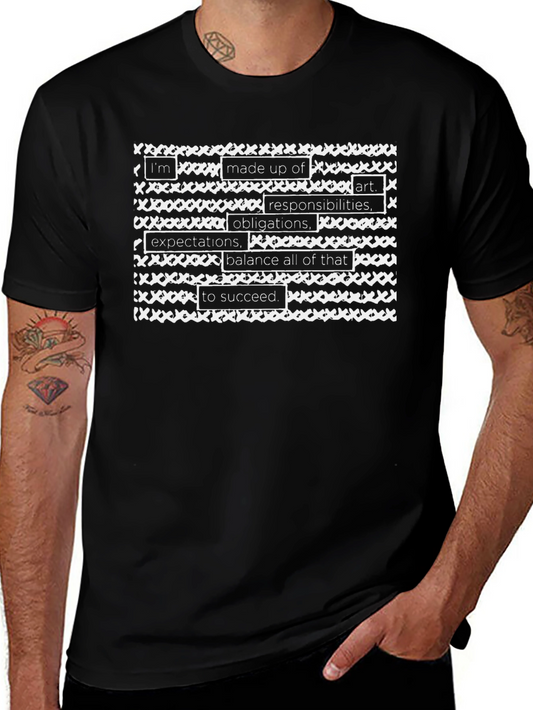 Made Up Of T-Shirt - Black