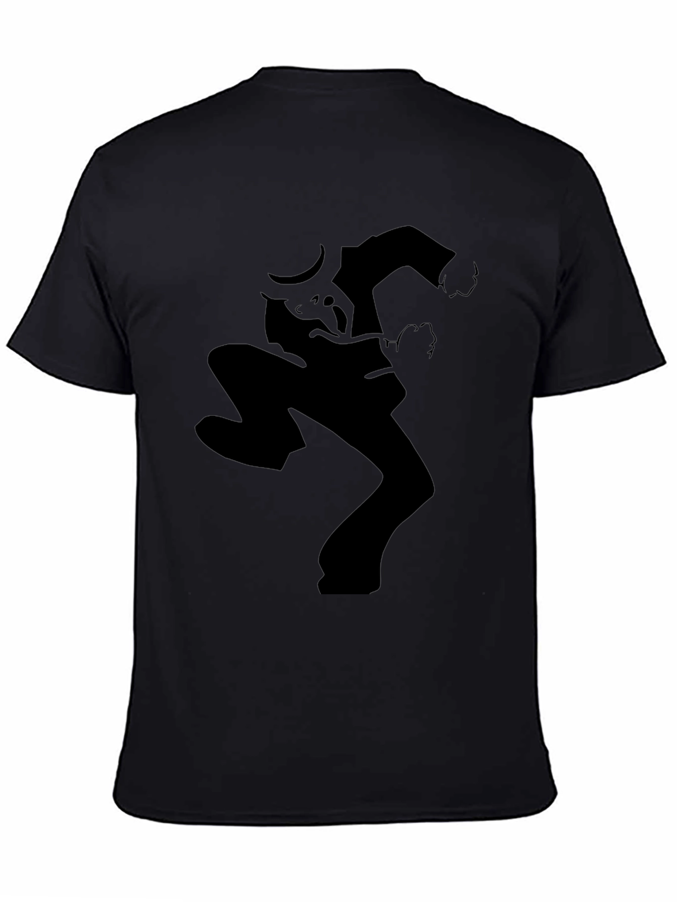 Ska Dancing Man Black Graphic Tee Shirt