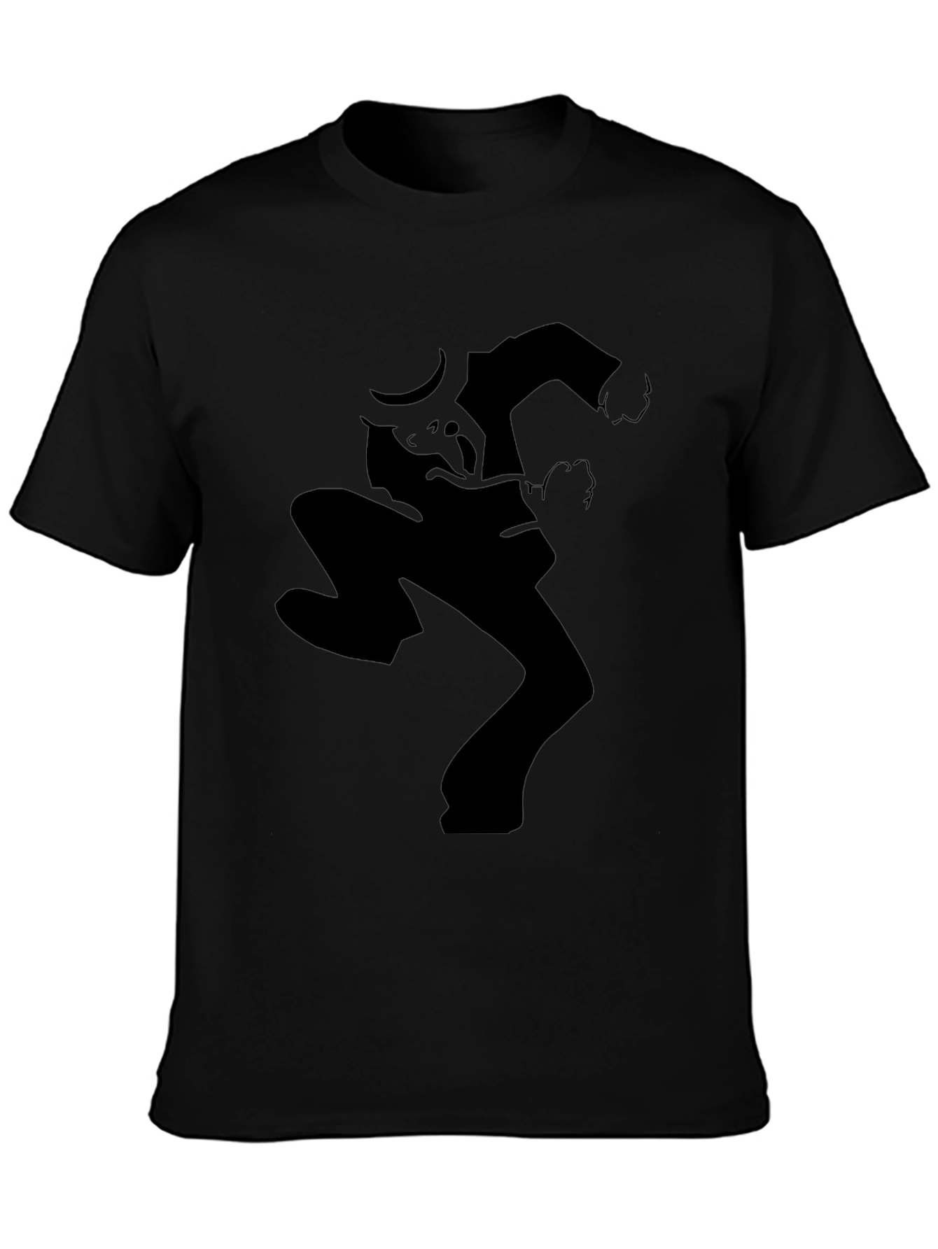 Ska Dancing Man Black Graphic Tee Shirt