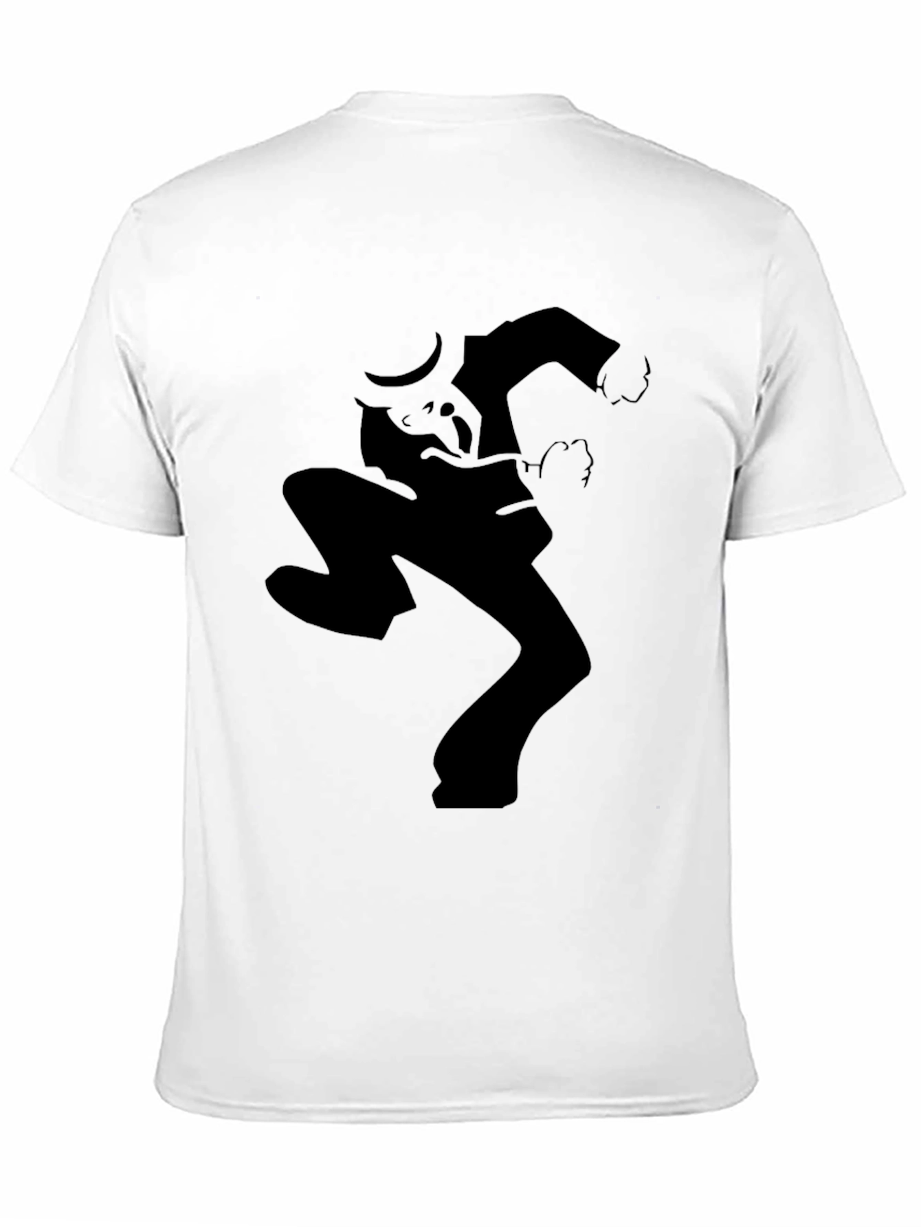 Ska Dancing Man Black Graphic Tee Shirt
