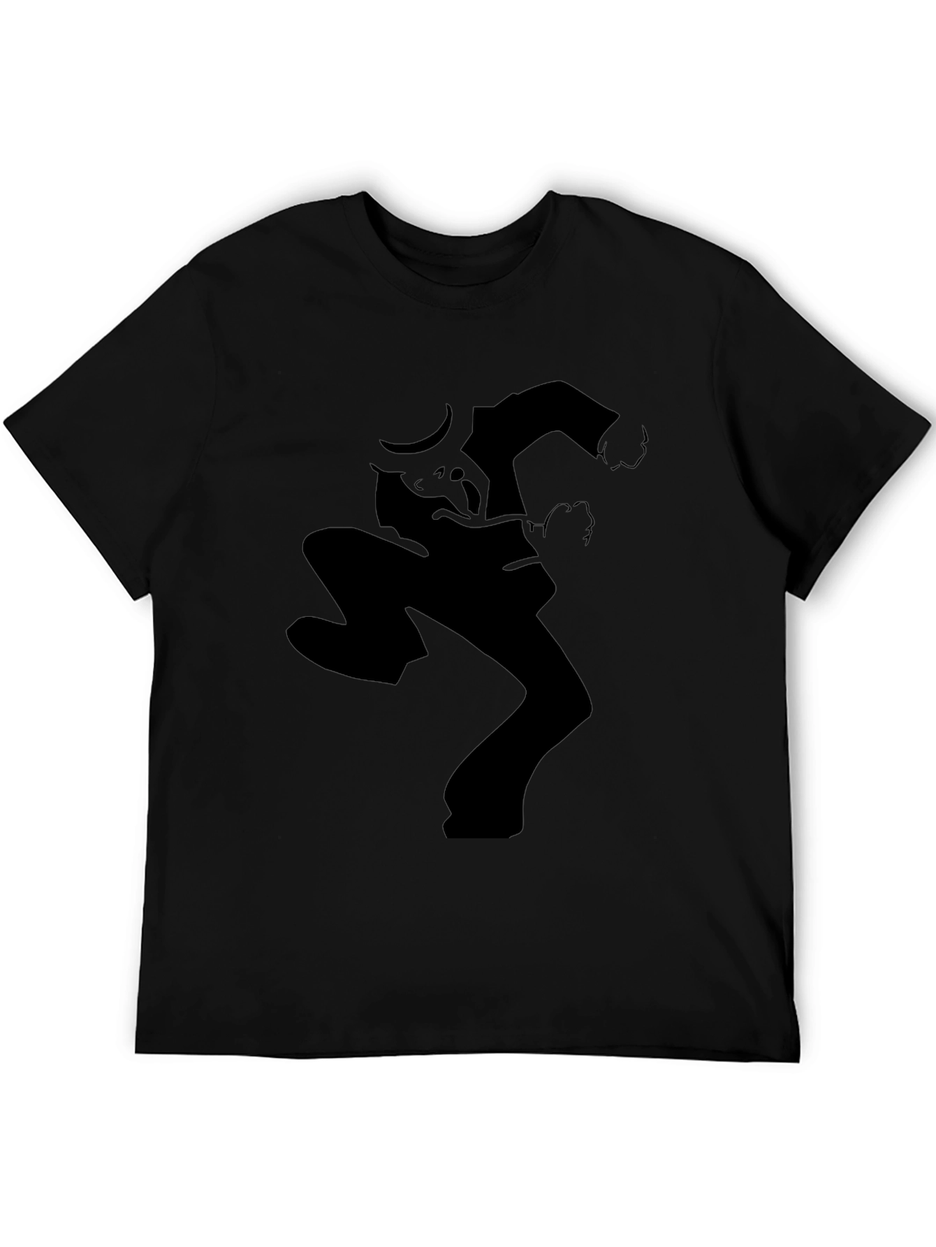 Ska Dancing Man Black Graphic Tee Shirt