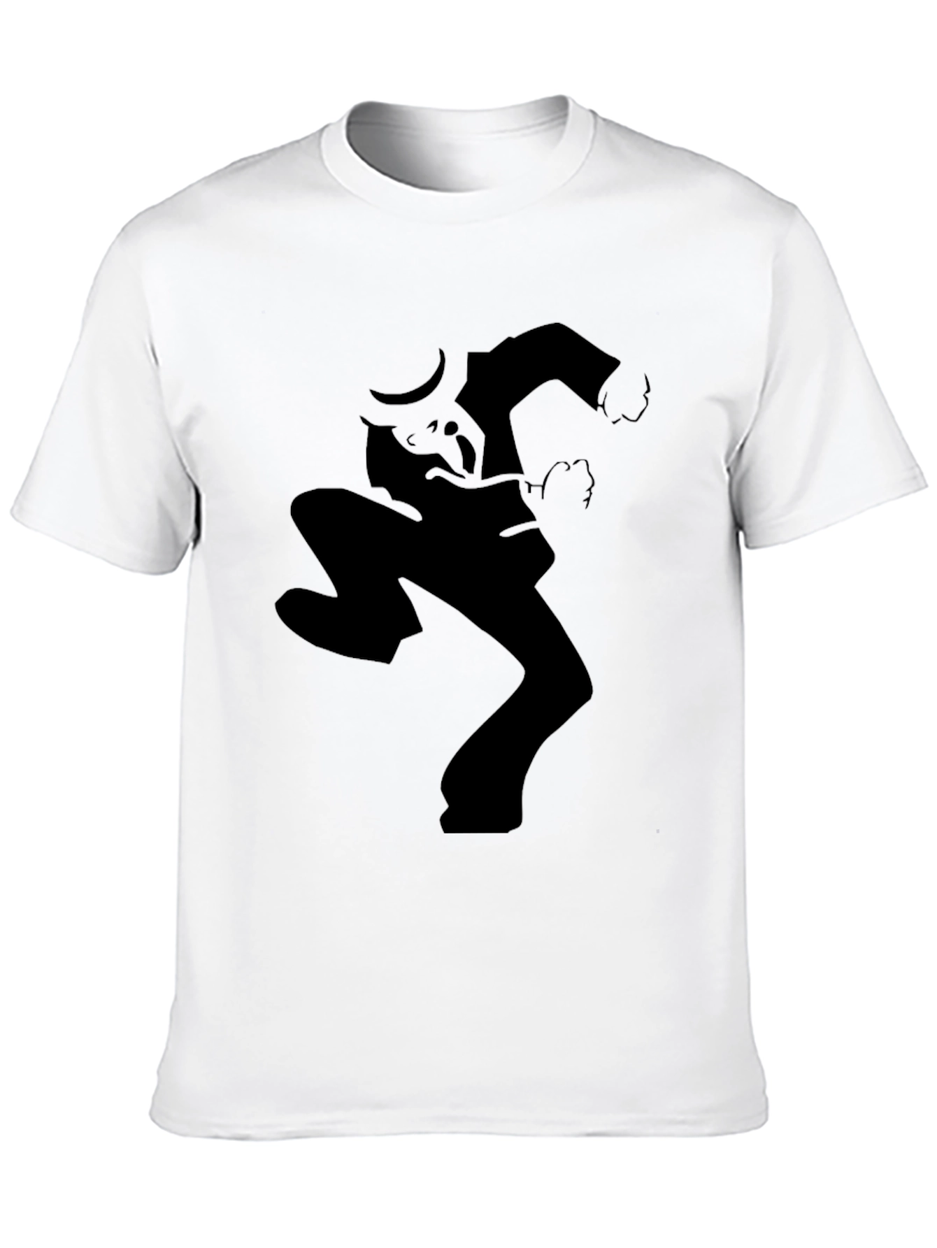 Ska Dancing Man Black Graphic Tee Shirt