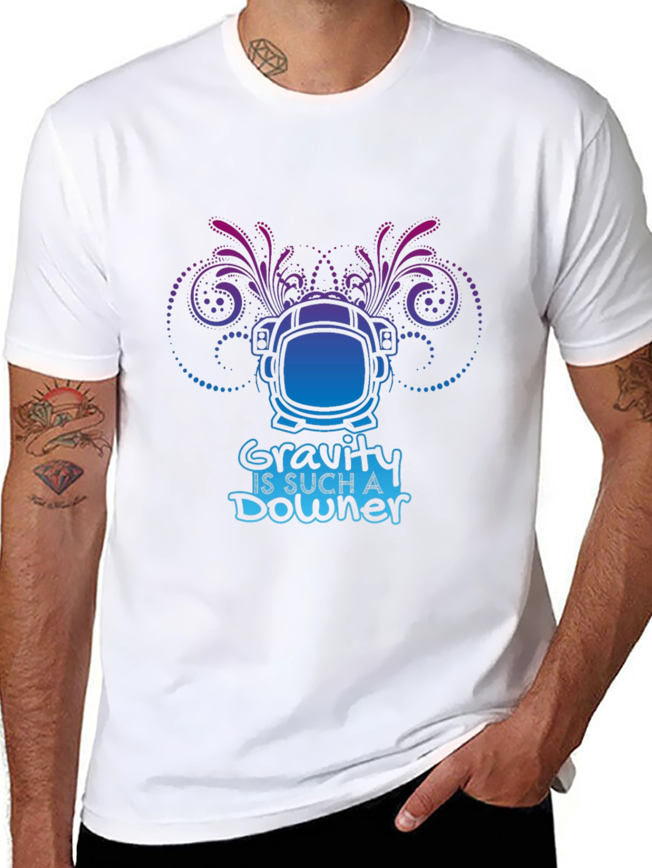 Gravity Is Such a Downer Graphic T-Shirt