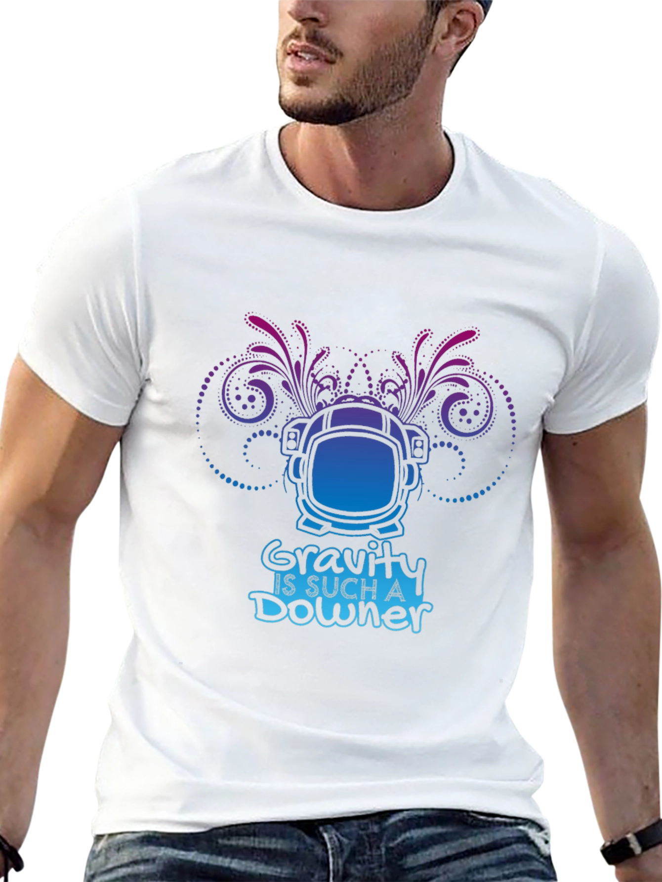 Gravity Is Such a Downer Graphic T-Shirt