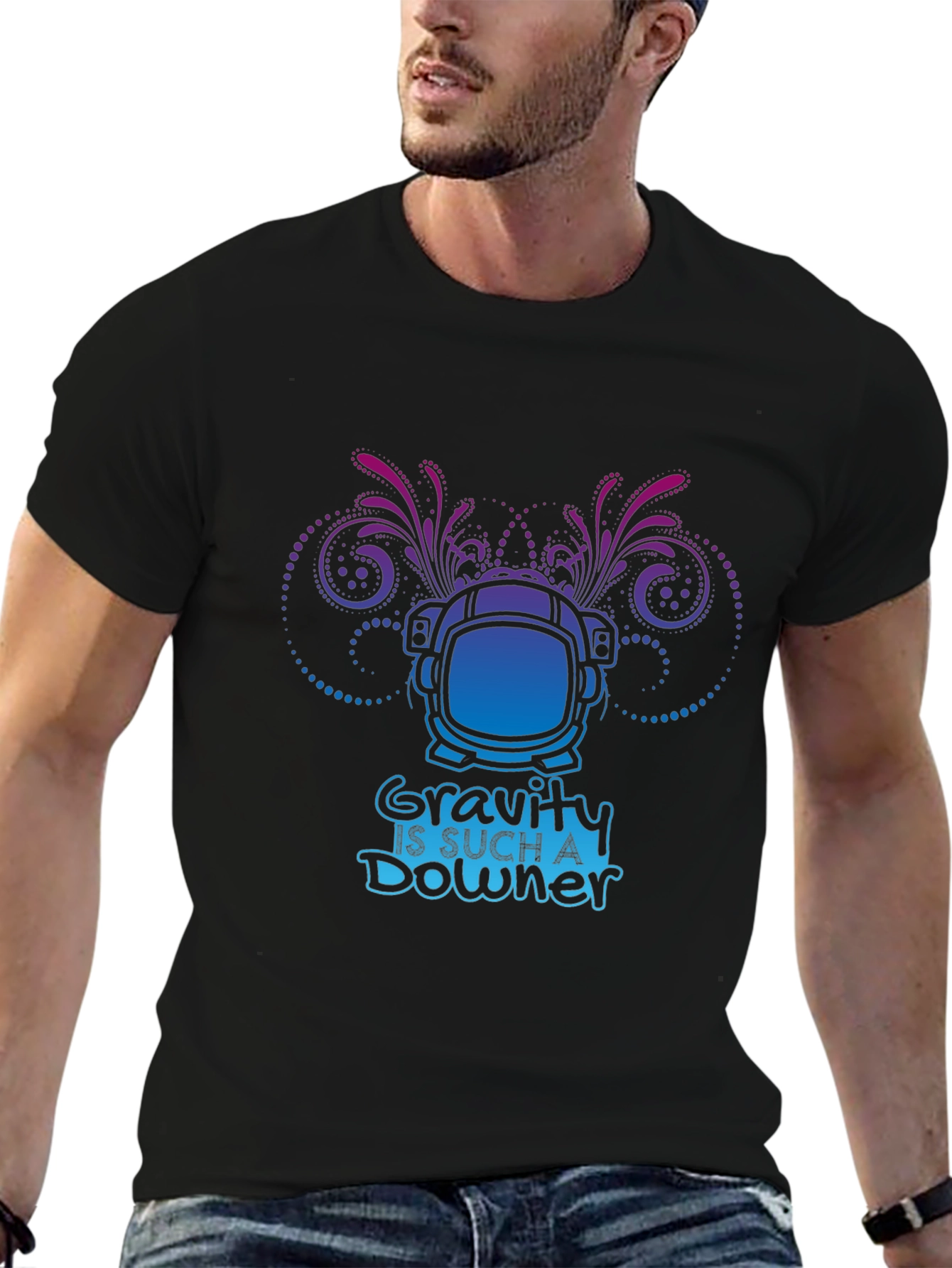 Gravity Is Such a Downer Graphic T-Shirt