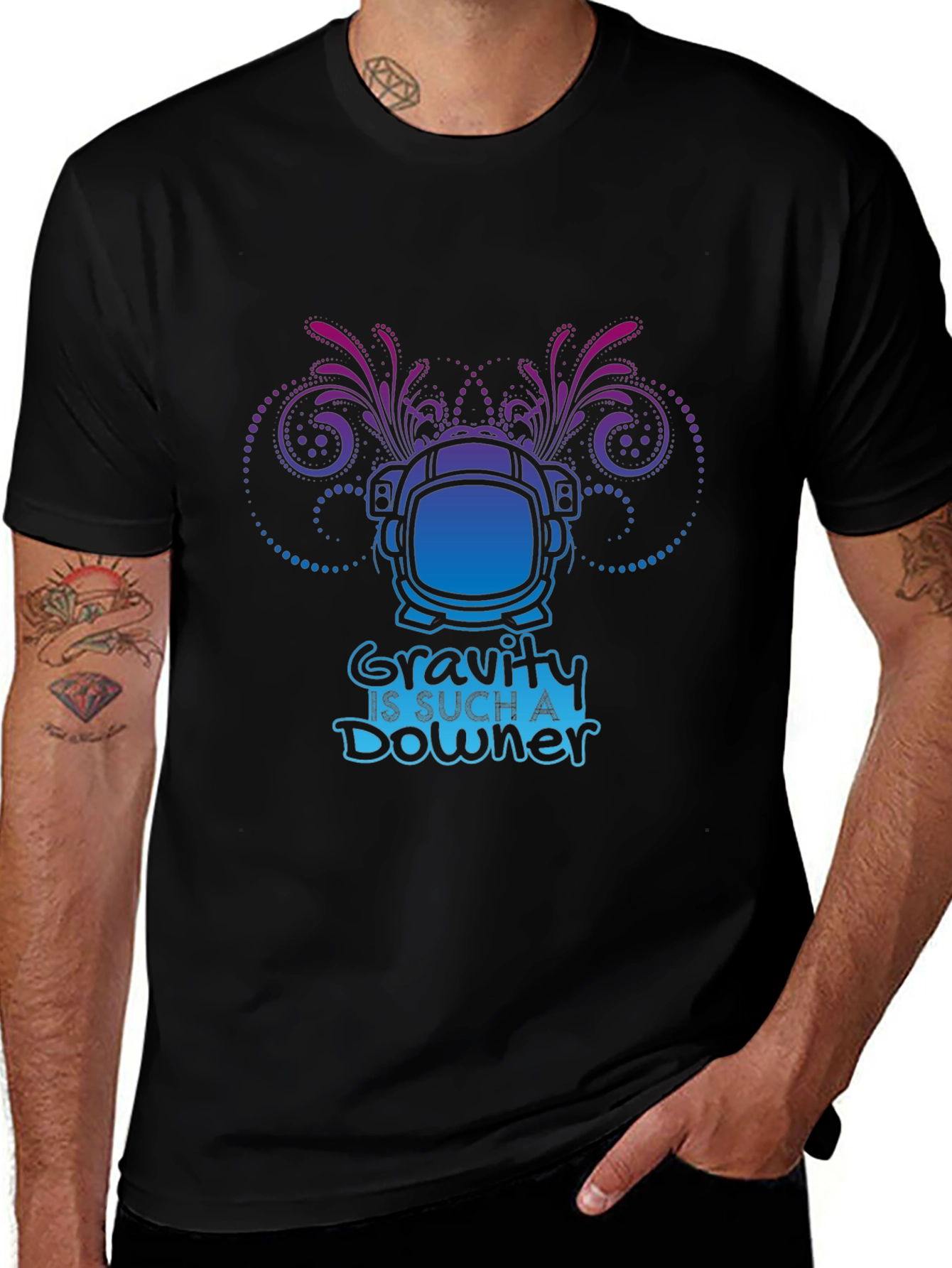 Gravity Is Such a Downer Graphic T-Shirt