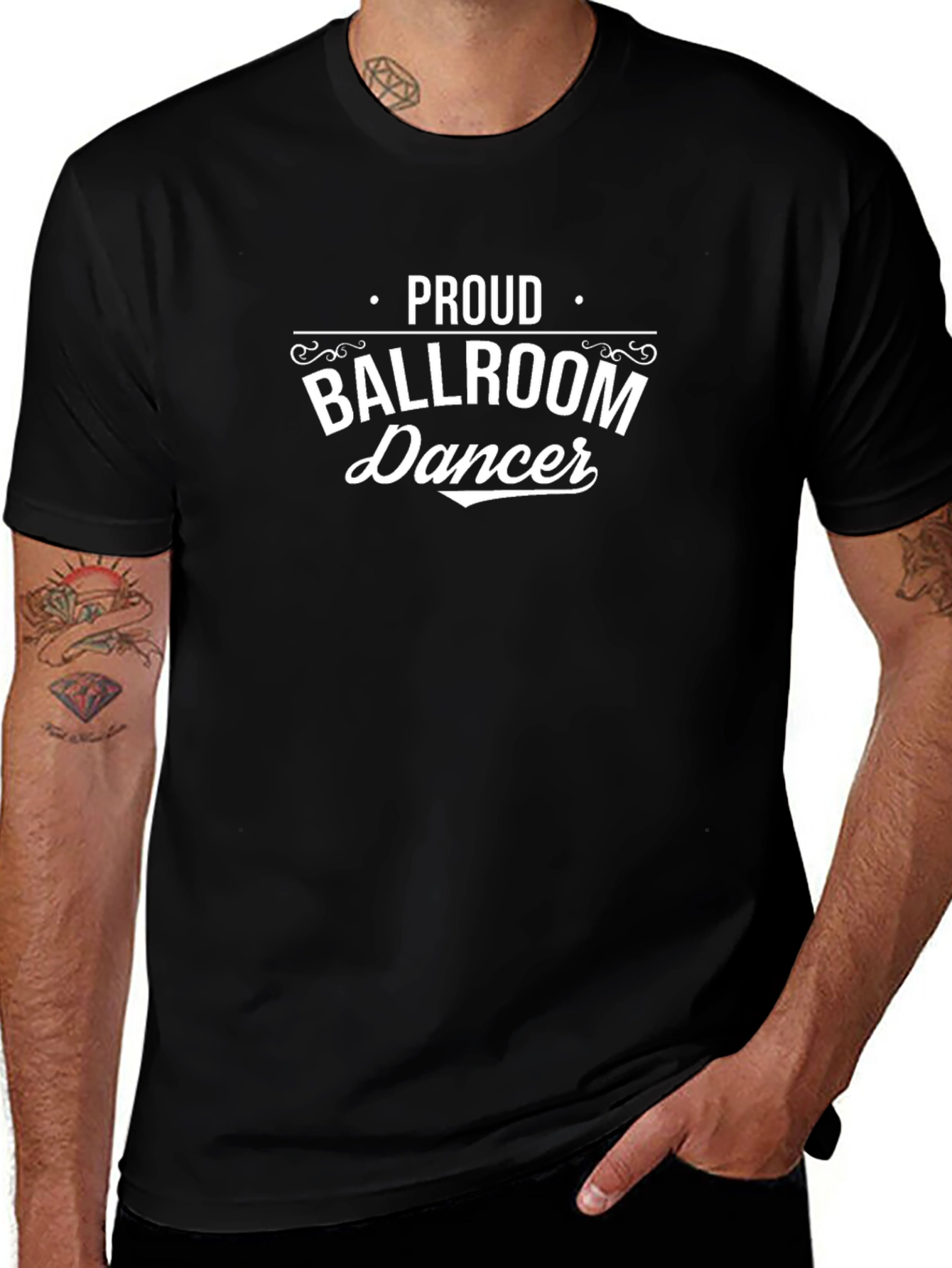 Proud Ballroom Dancer Black T-Shirt