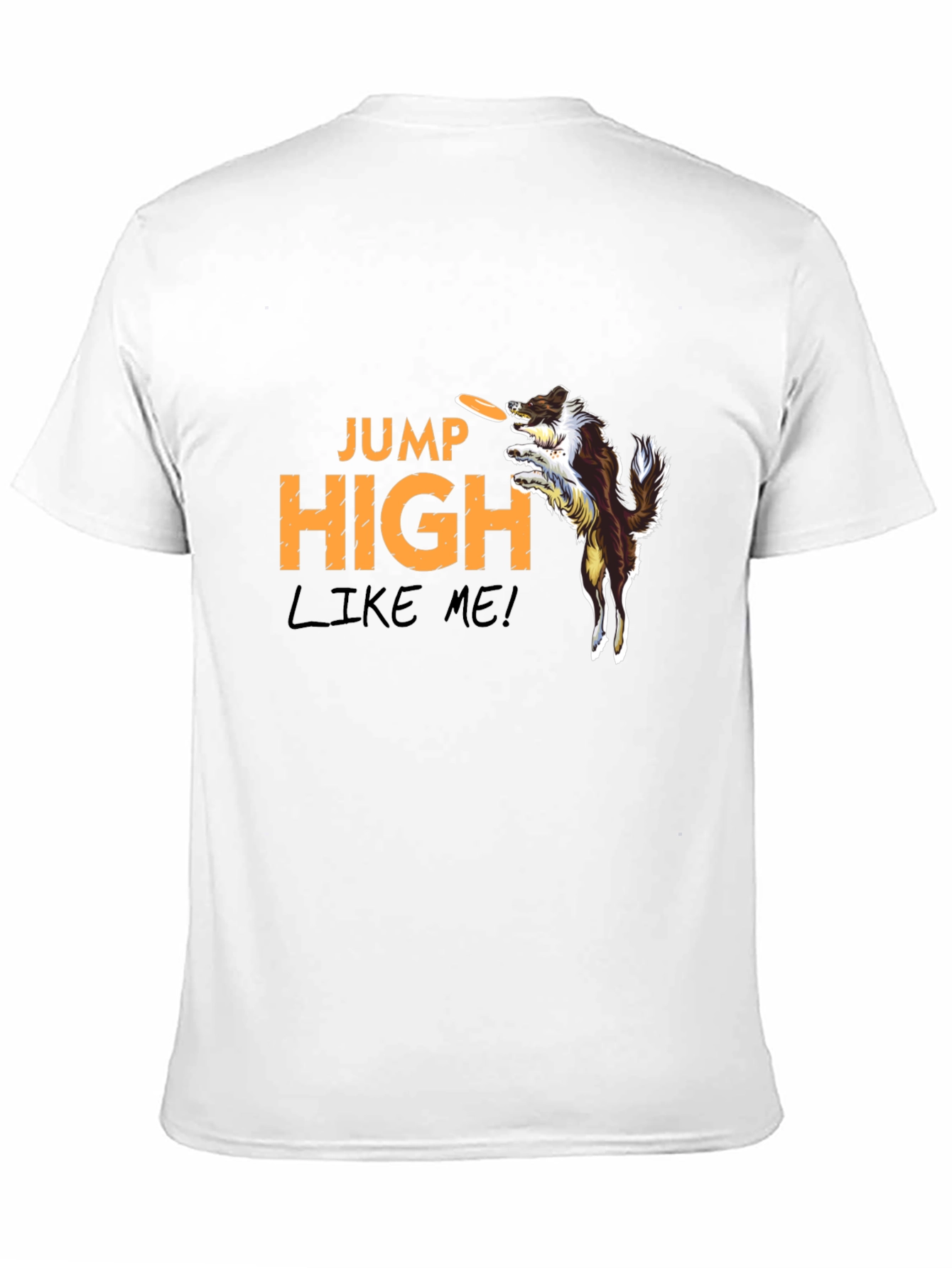 Jump High Dog Graphic T-Shirt