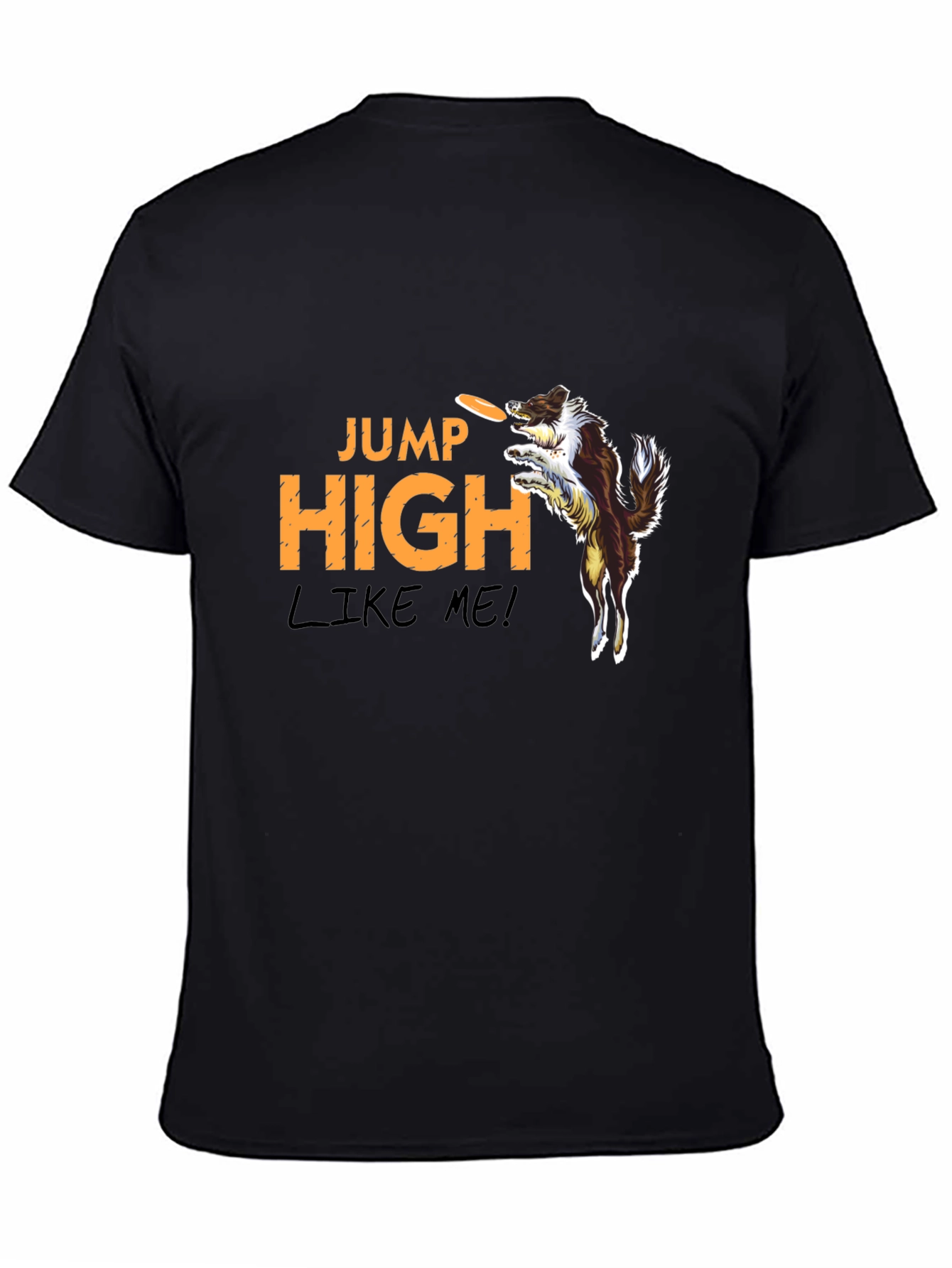 Jump High Dog Graphic T-Shirt