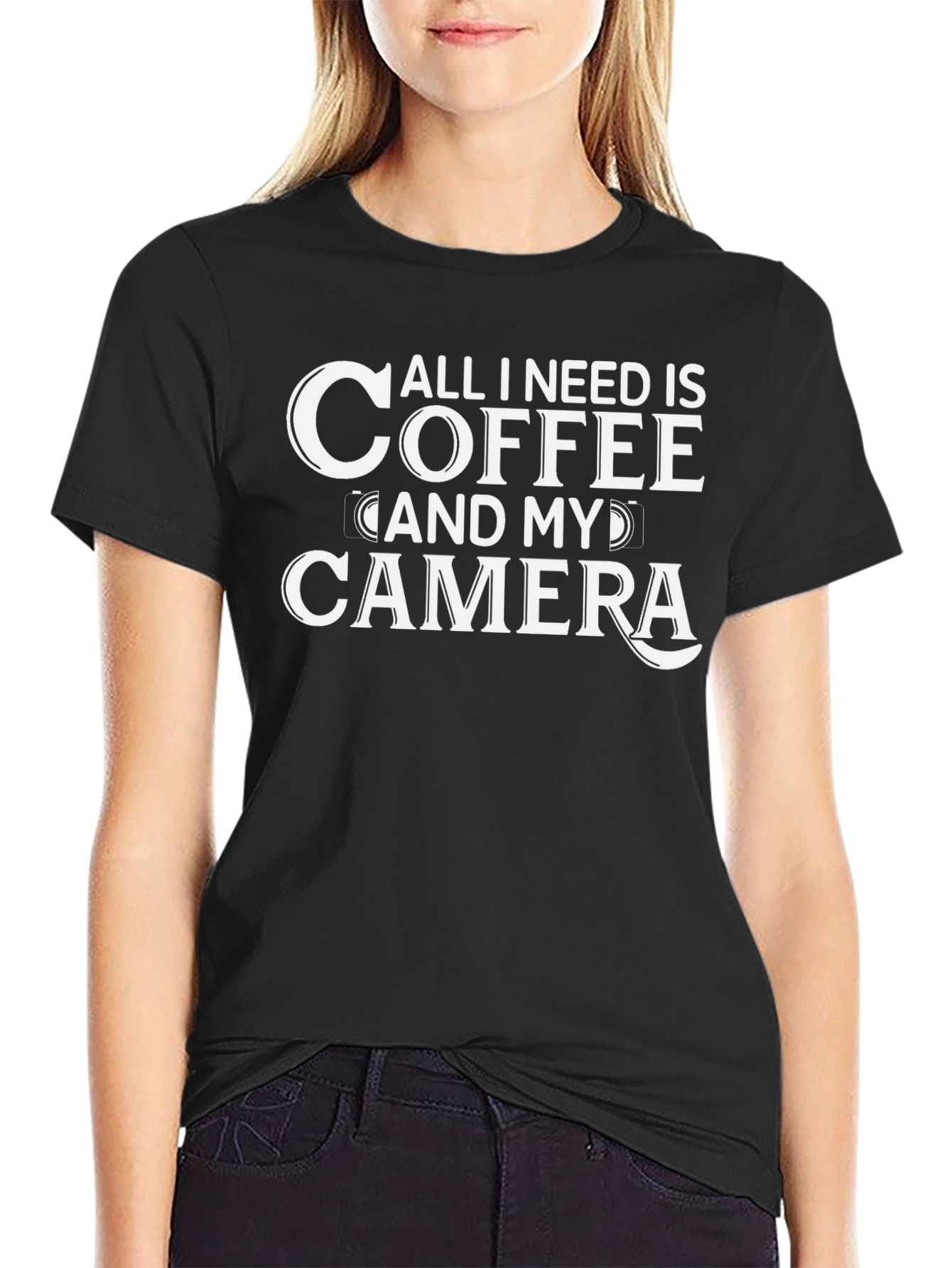 Coffee and Camera Graphic Tee