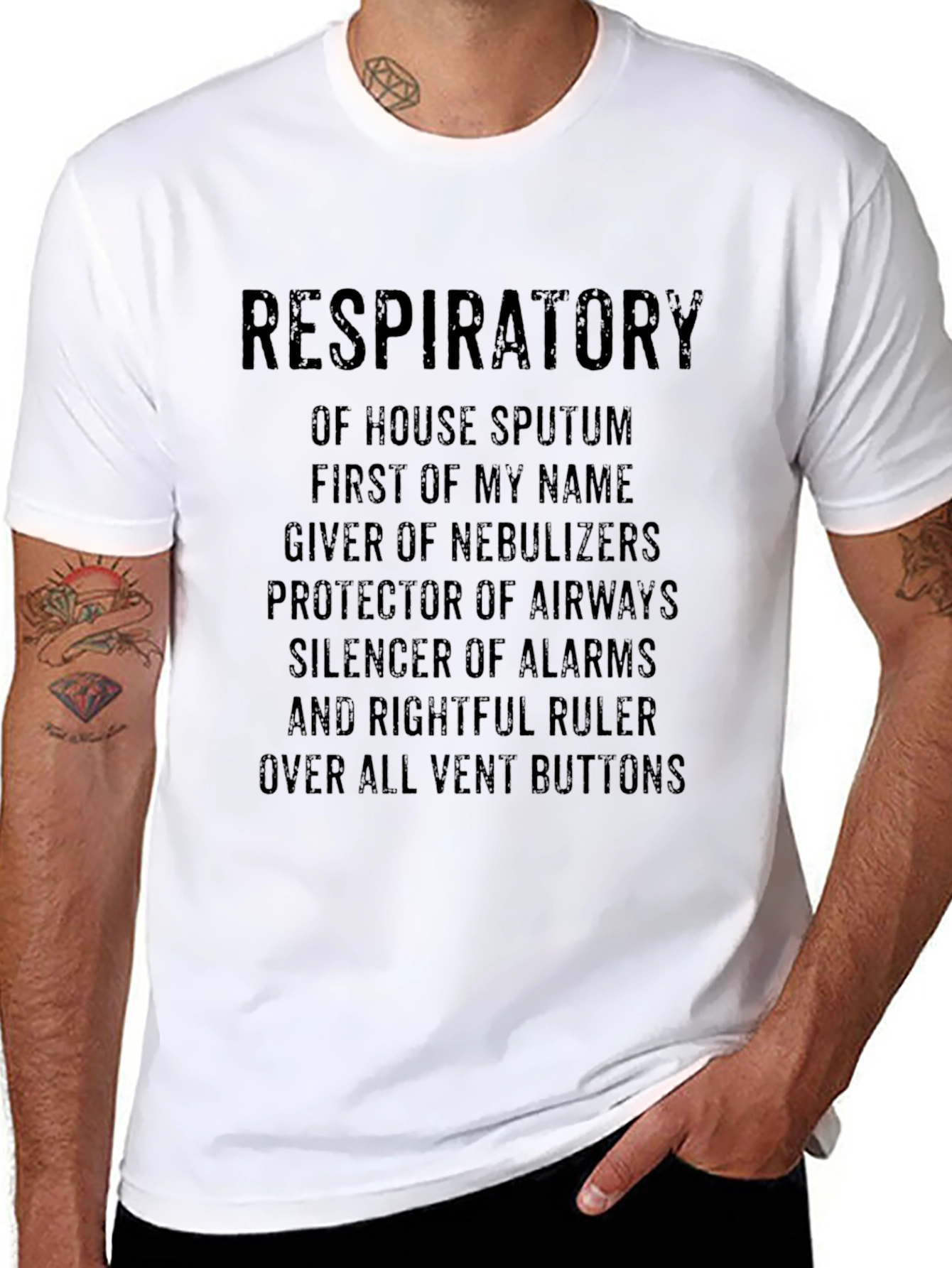 Respiratory Therapist Novelty T-Shirt