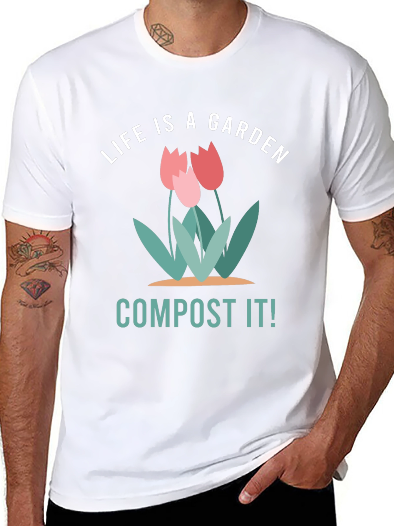 Life is a Garden Compost It! Graphic Tee