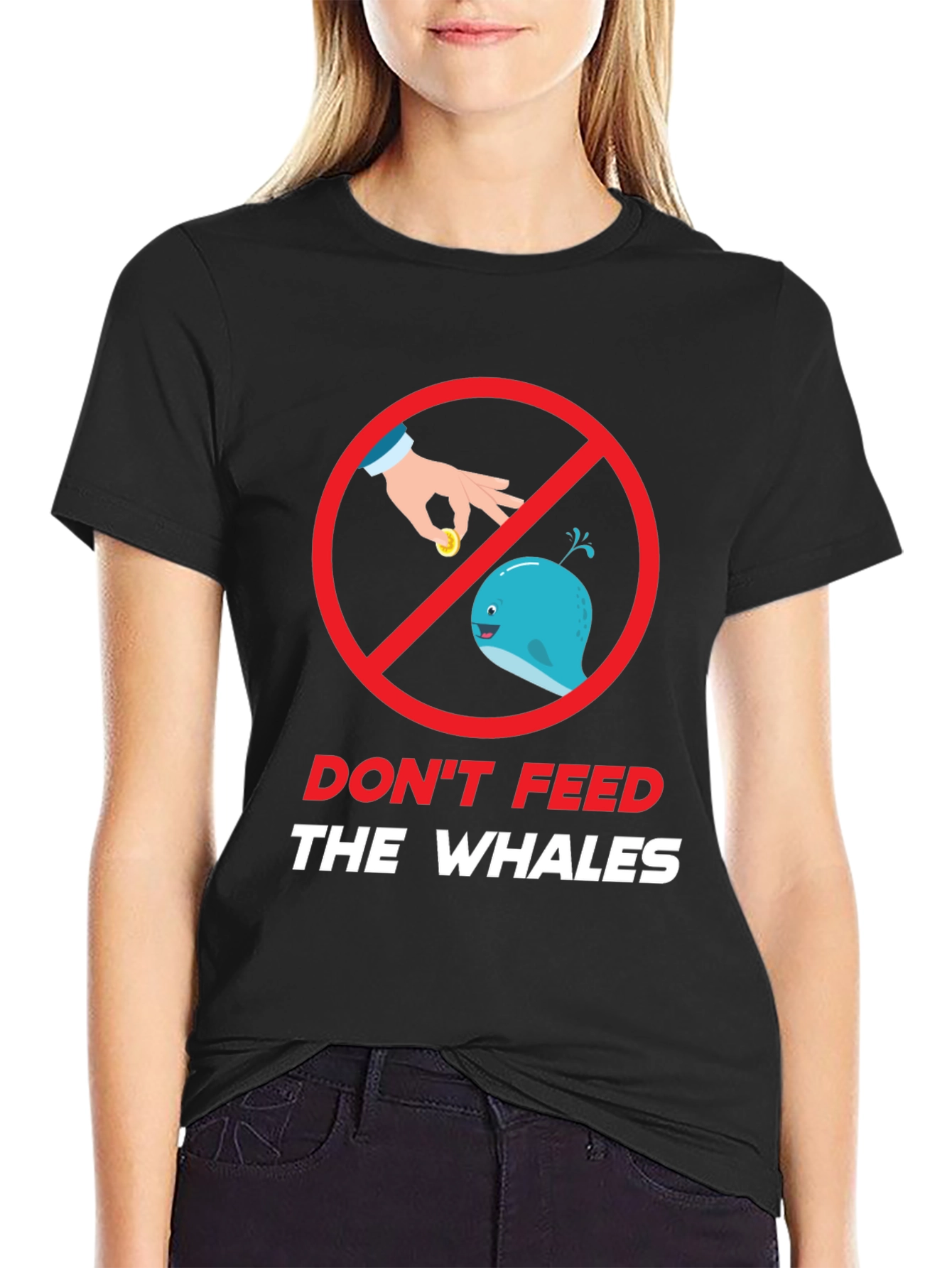 Dont Feed The Whales Graphic Tee