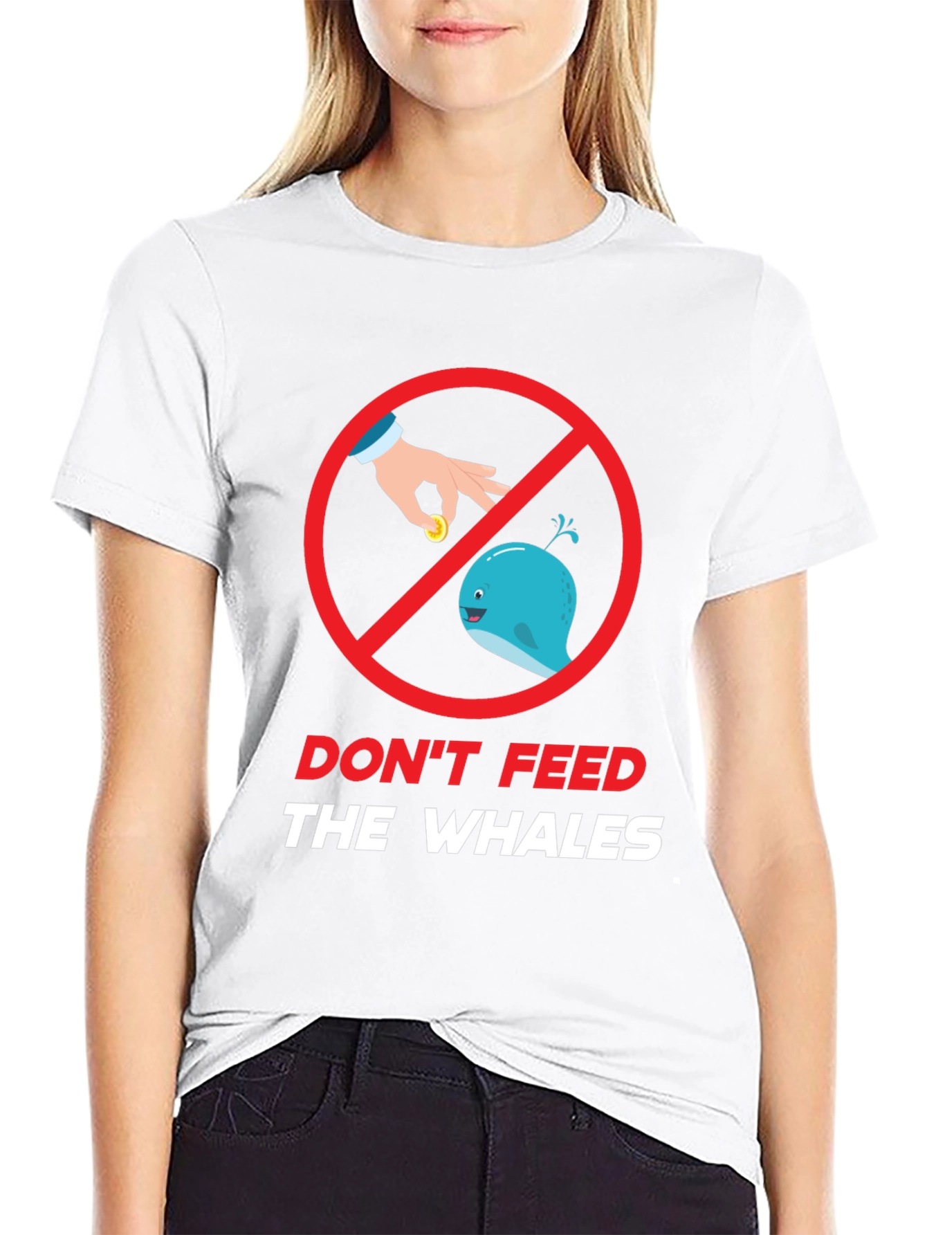 Dont Feed The Whales Graphic Tee