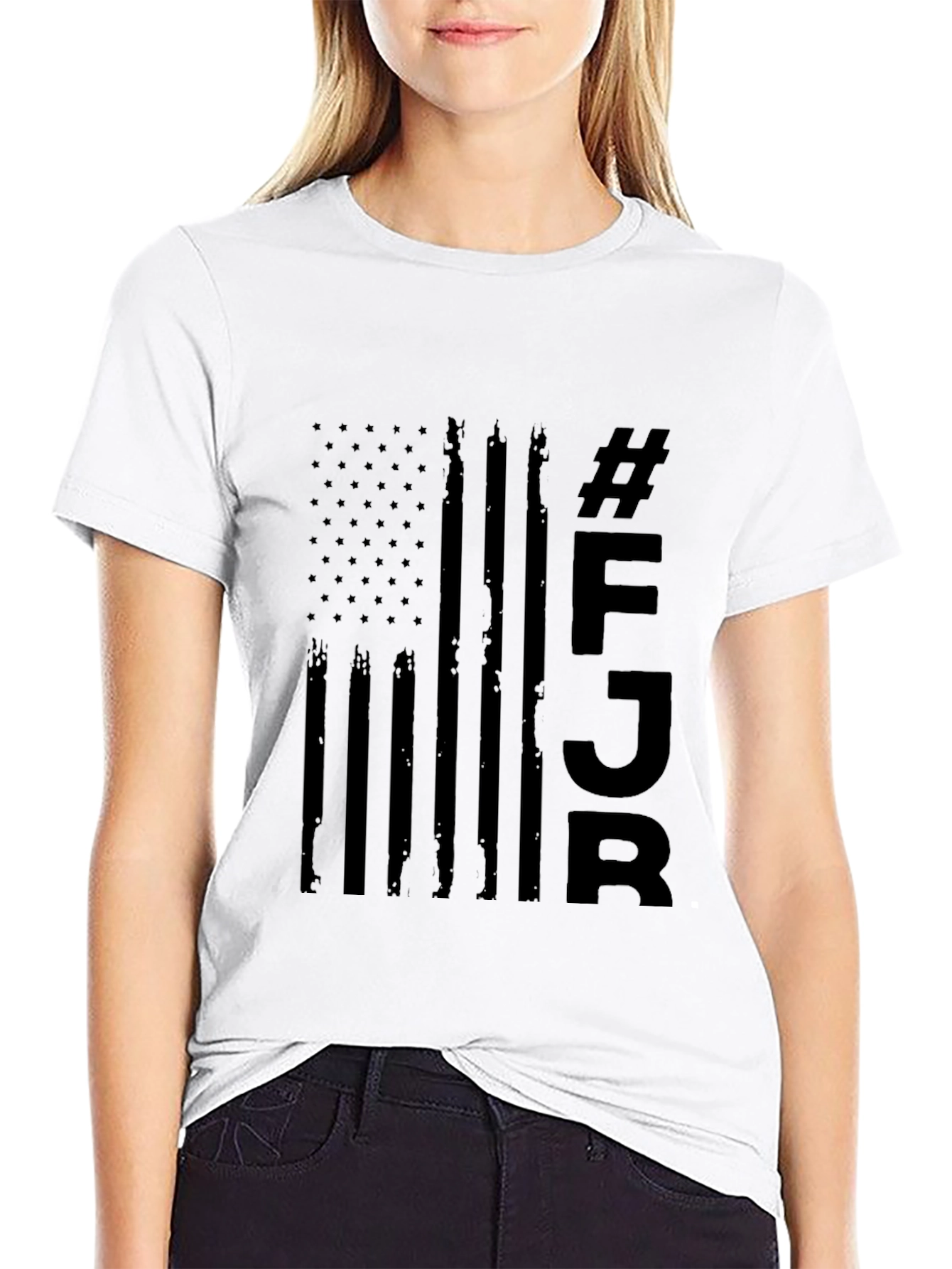 Black FJB Graphic Tee - Patriotic Style