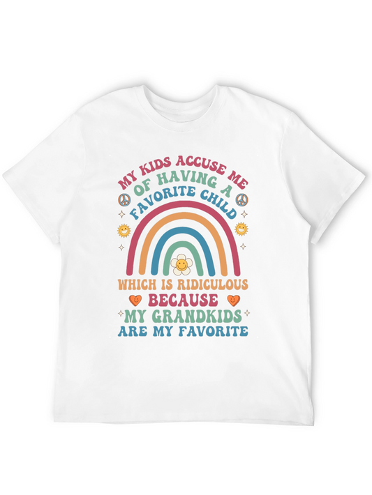 Grandkids Are My Favorite T-Shirt Funny Grandparent Tee