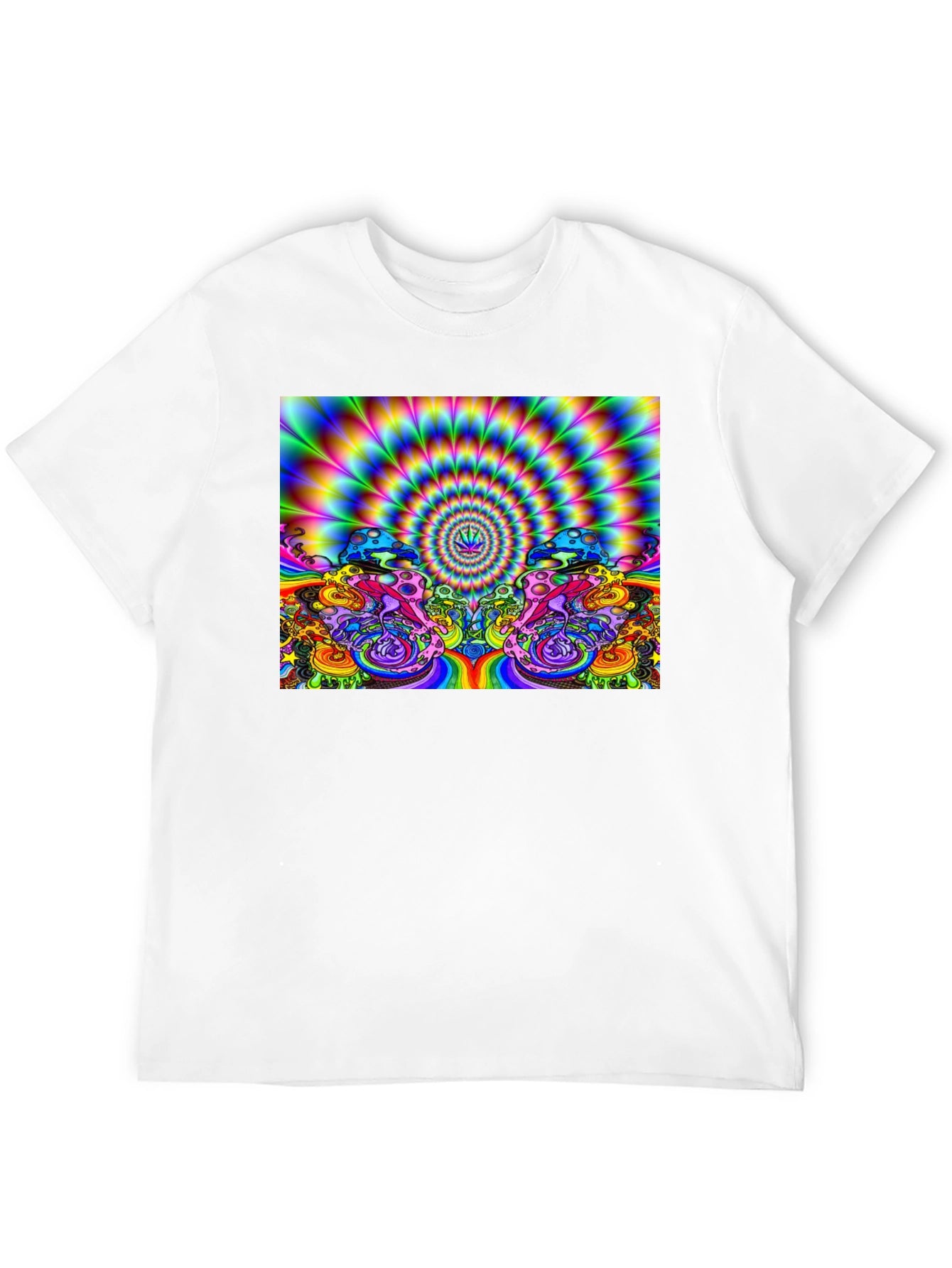 Psychedelic Mushroom Graphic Tee - Vibrant Design