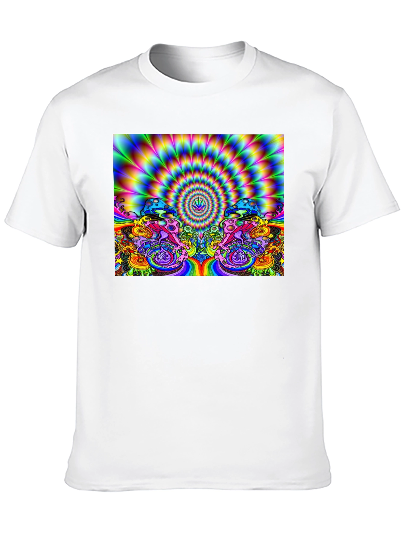 Psychedelic Mushroom Graphic Tee - Vibrant Design
