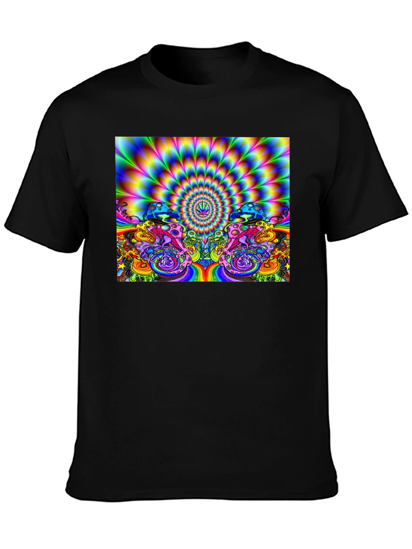 Psychedelic Mushroom Graphic Tee - Vibrant Design