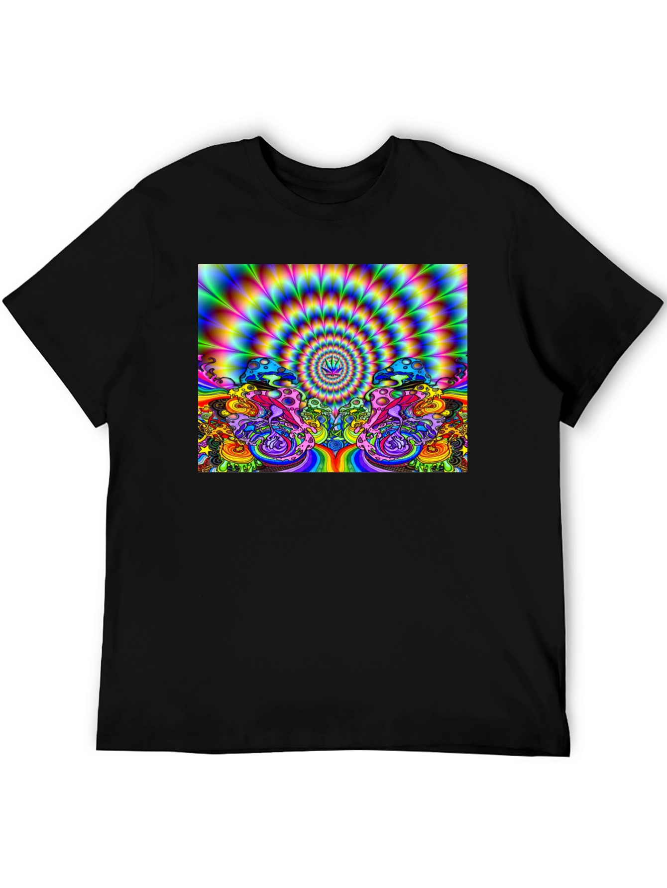 Psychedelic Mushroom Graphic Tee - Vibrant Design