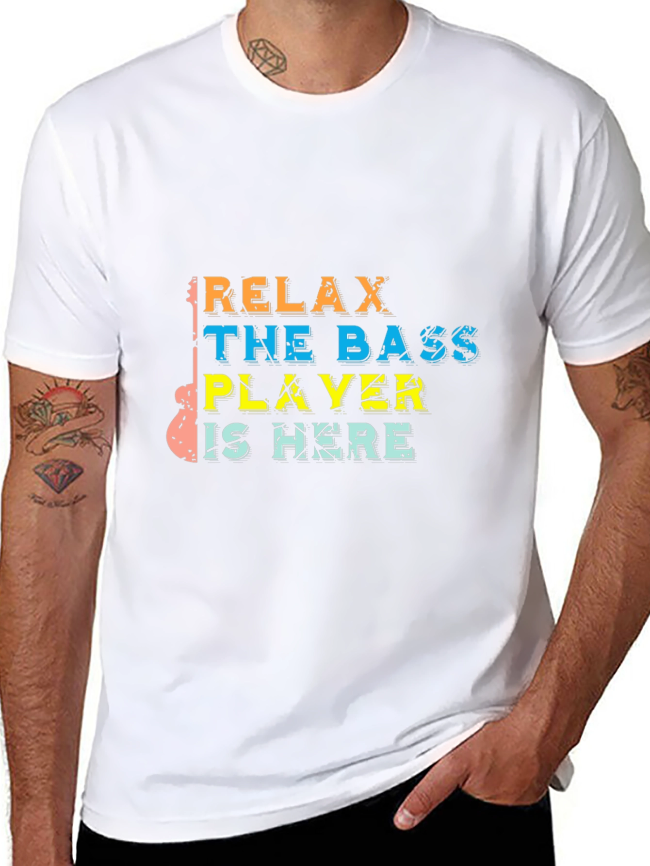Relax The Bass Player Is Here Graphic T-Shirt