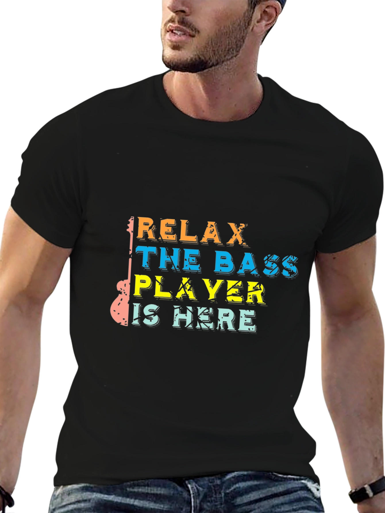 Relax The Bass Player Is Here Graphic T-Shirt