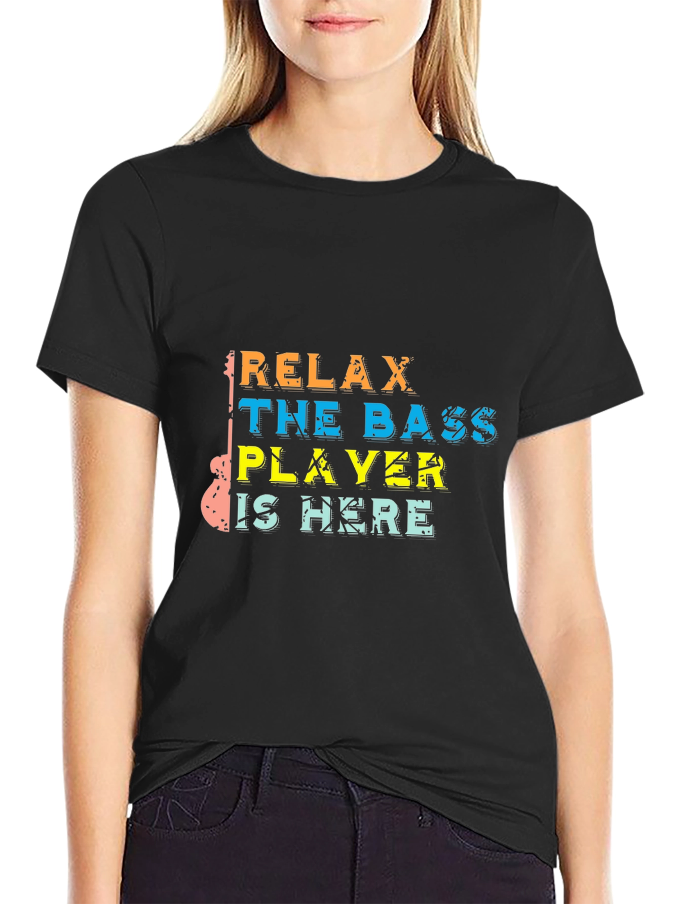 Relax The Bass Player Is Here Graphic T-Shirt