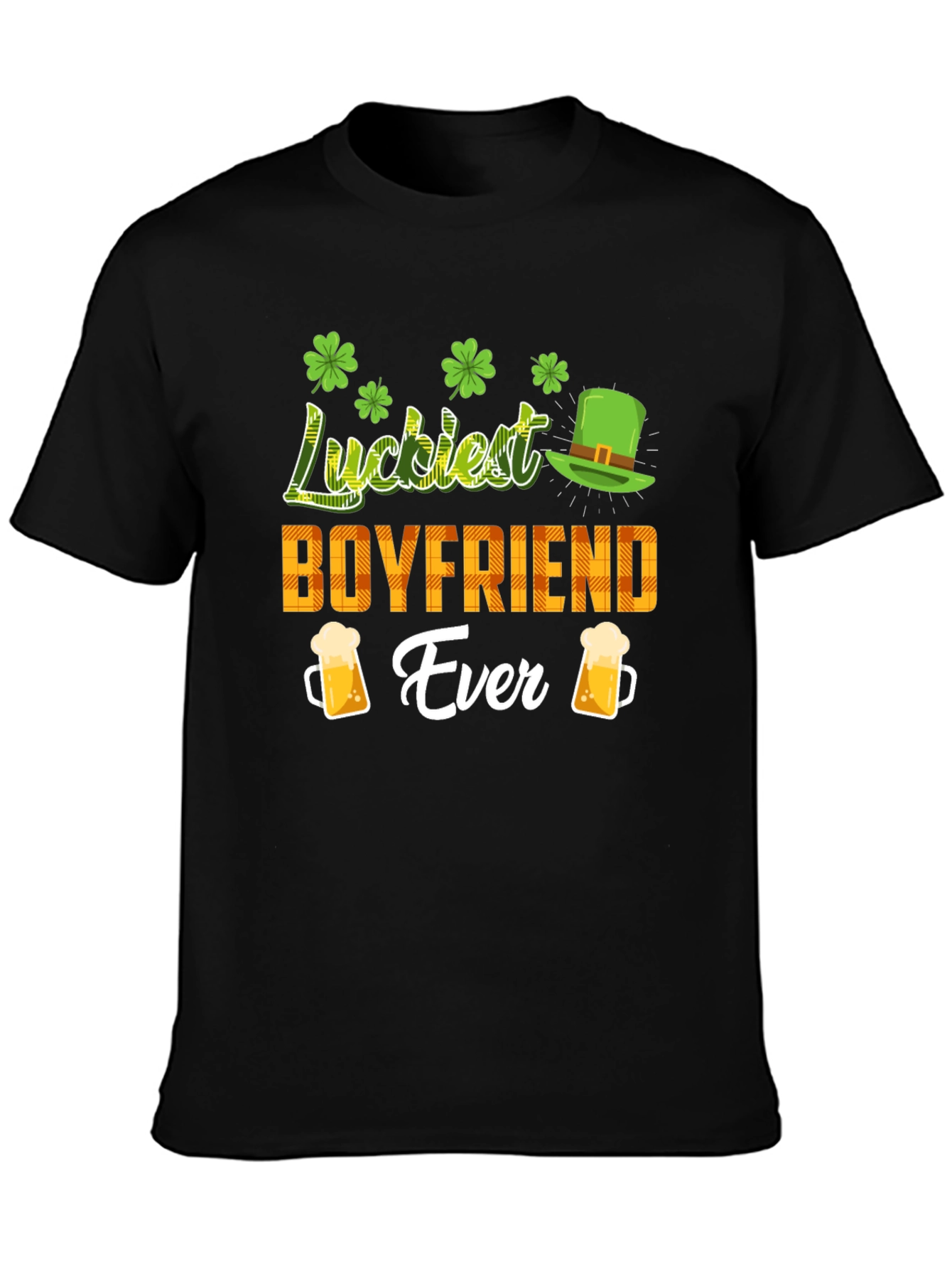 Luckiest Boyfriend Ever St. Patricks Day Tee