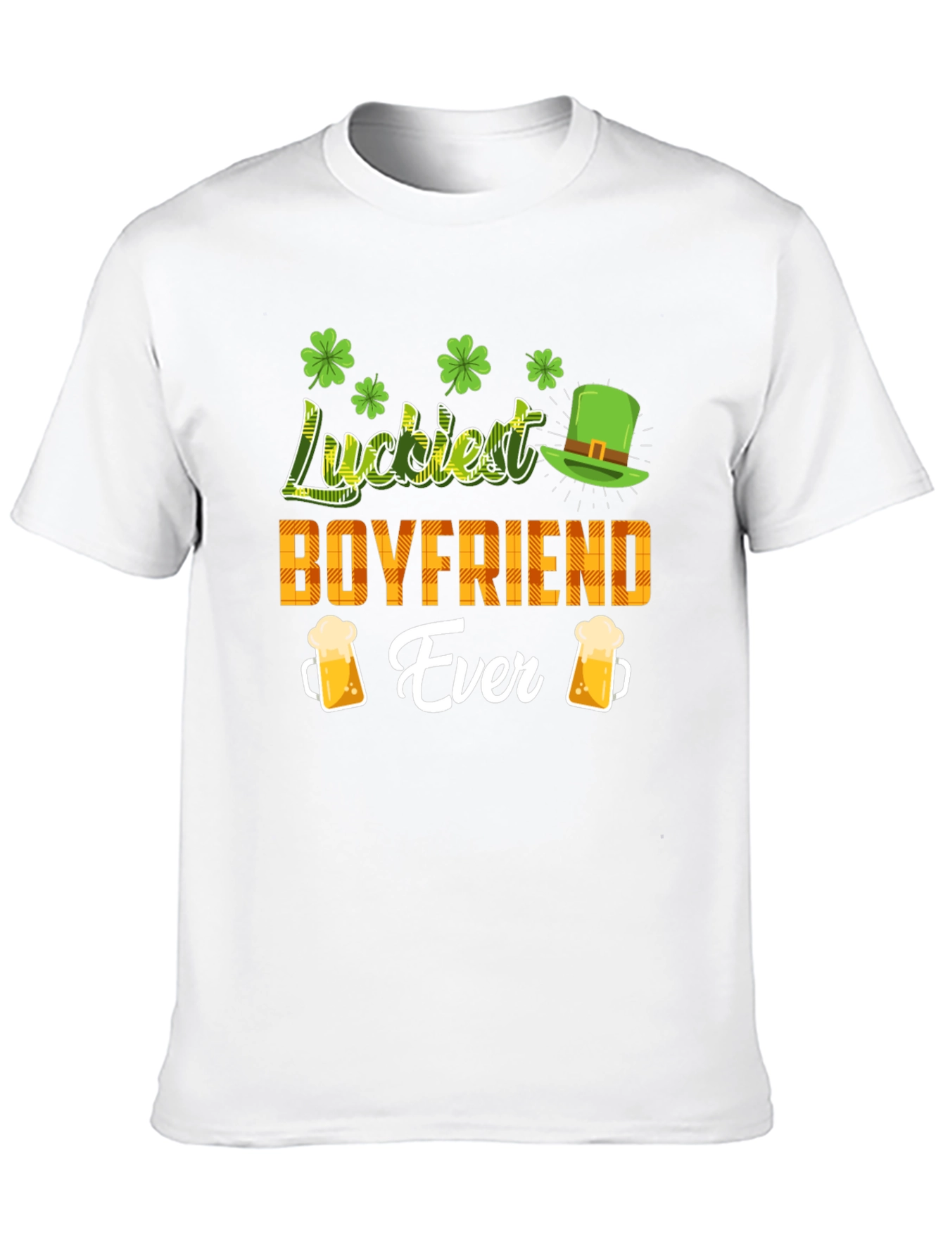 Luckiest Boyfriend Ever St. Patricks Day Tee