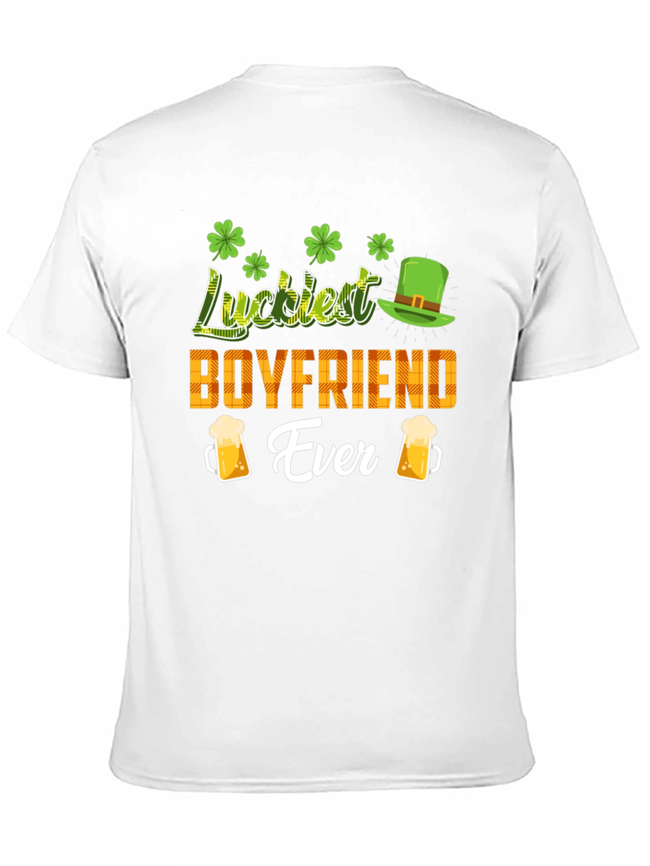 Luckiest Boyfriend Ever St. Patricks Day Tee