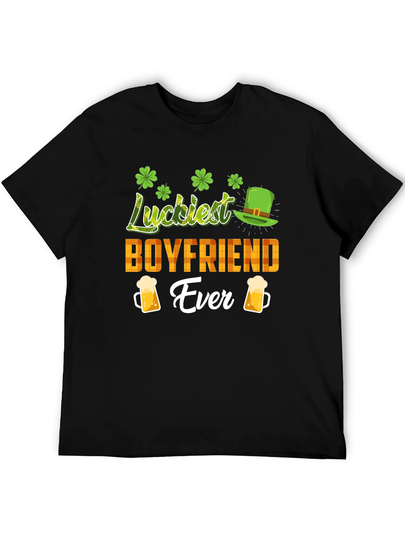 Luckiest Boyfriend Ever St. Patricks Day Tee