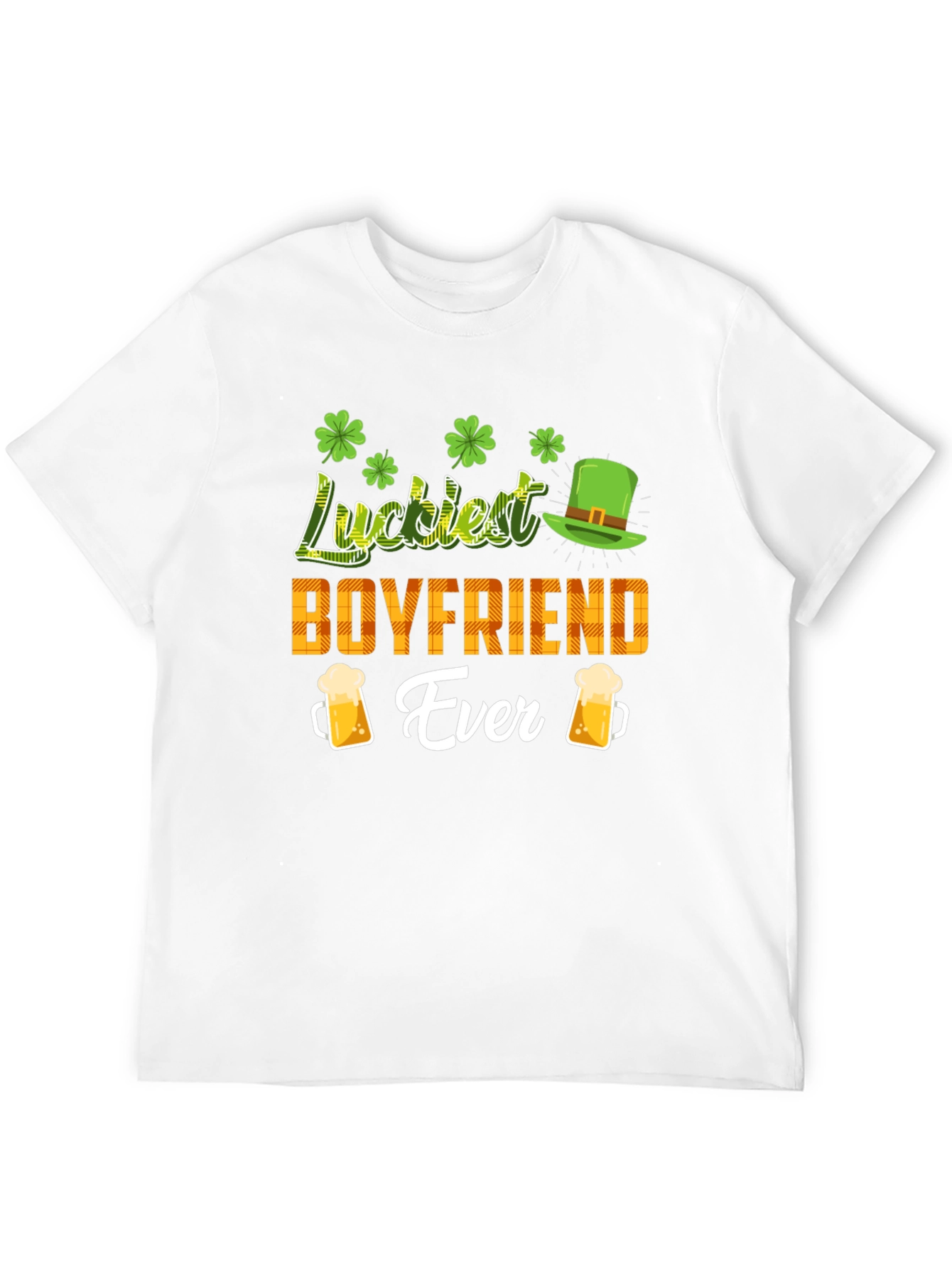 Luckiest Boyfriend Ever St. Patricks Day Tee
