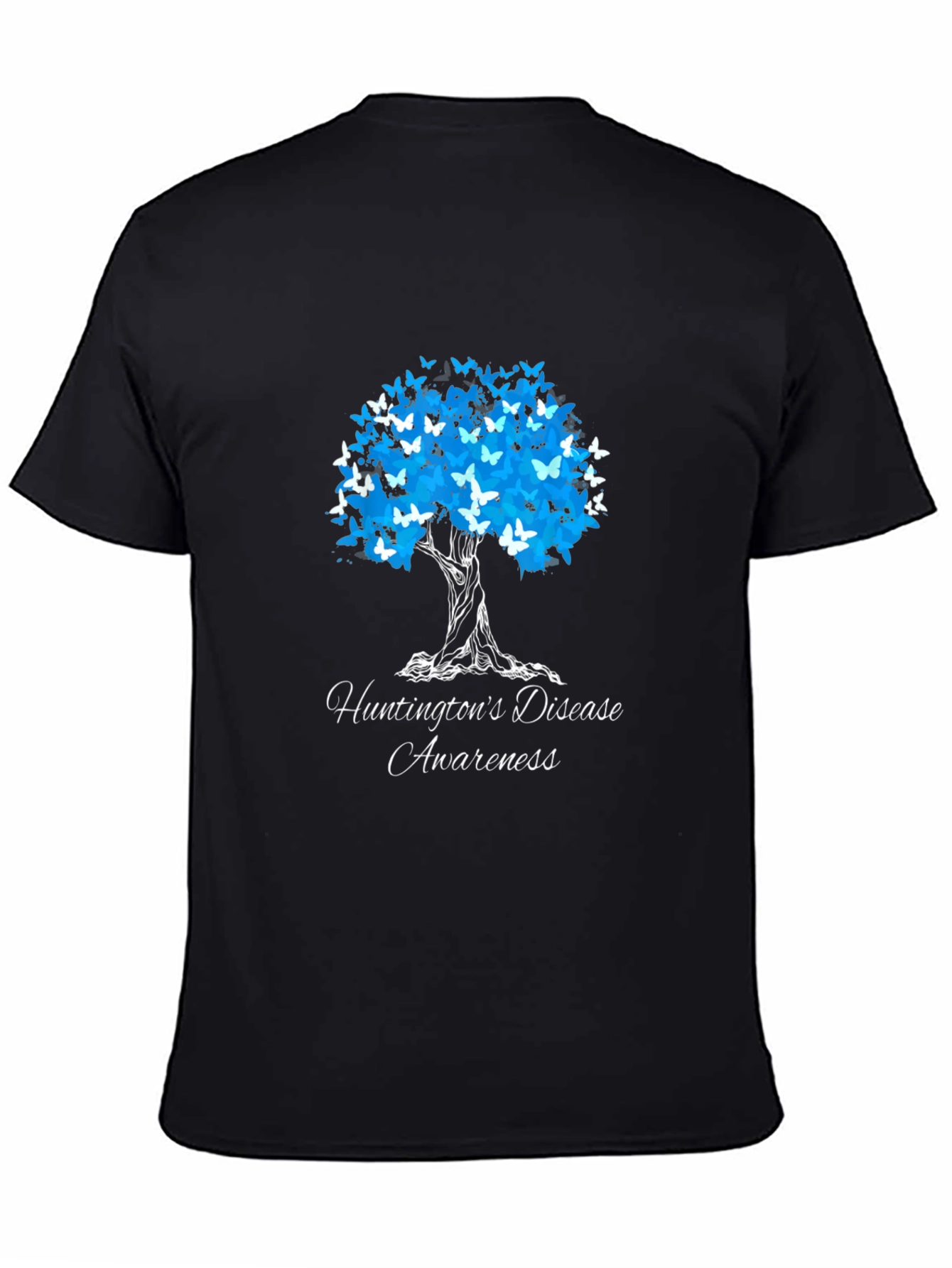 Huntingtons Disease Awareness Butterfly Tree T-Shirt