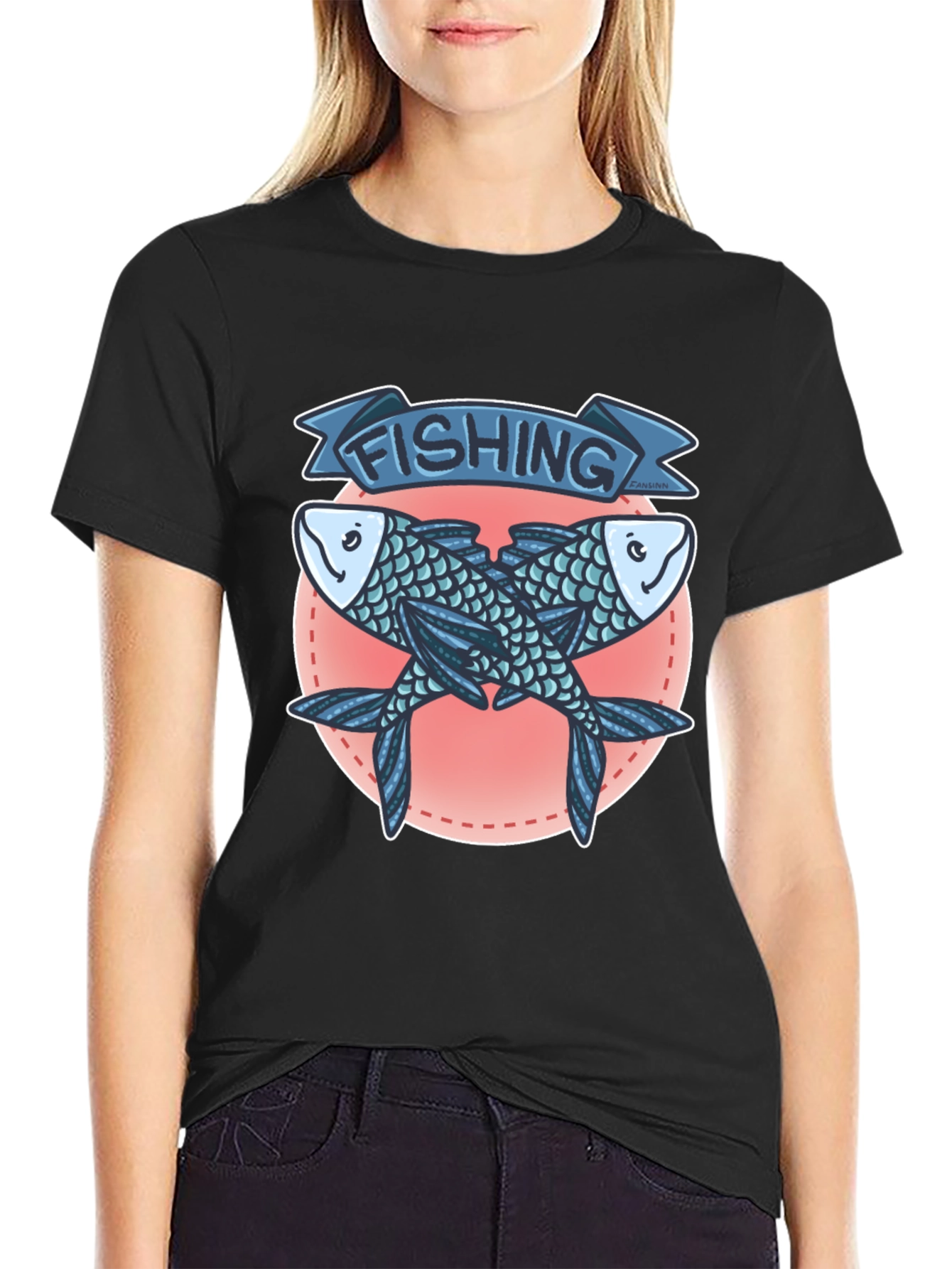 Fishing Graphic T-Shirt - Unique Angling Design