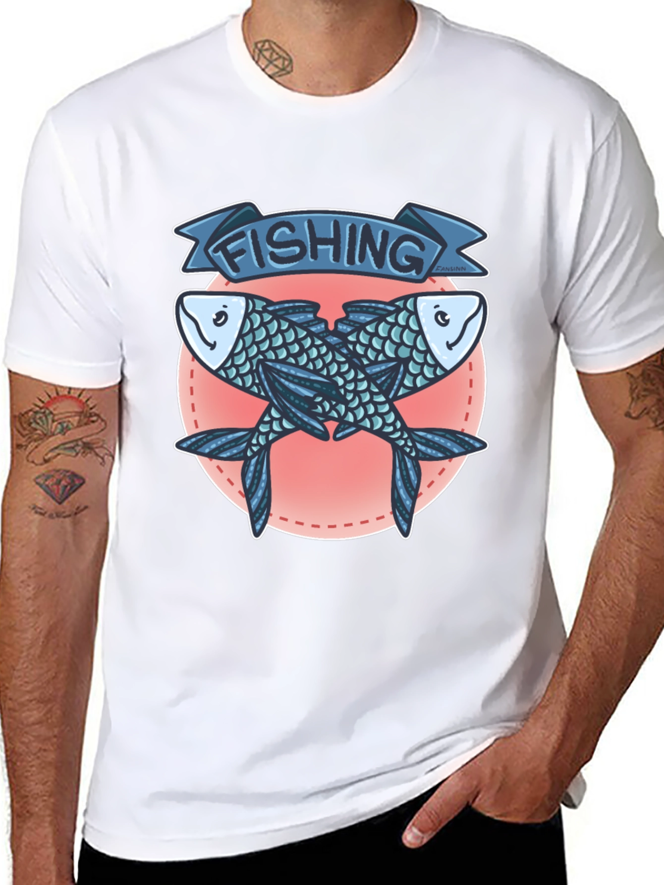 Fishing Graphic T-Shirt - Unique Angling Design