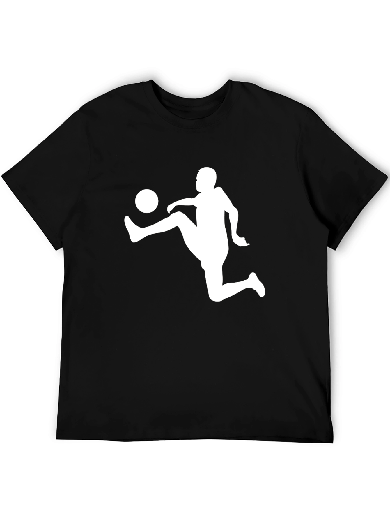 Soccer Kick Black T-Shirt