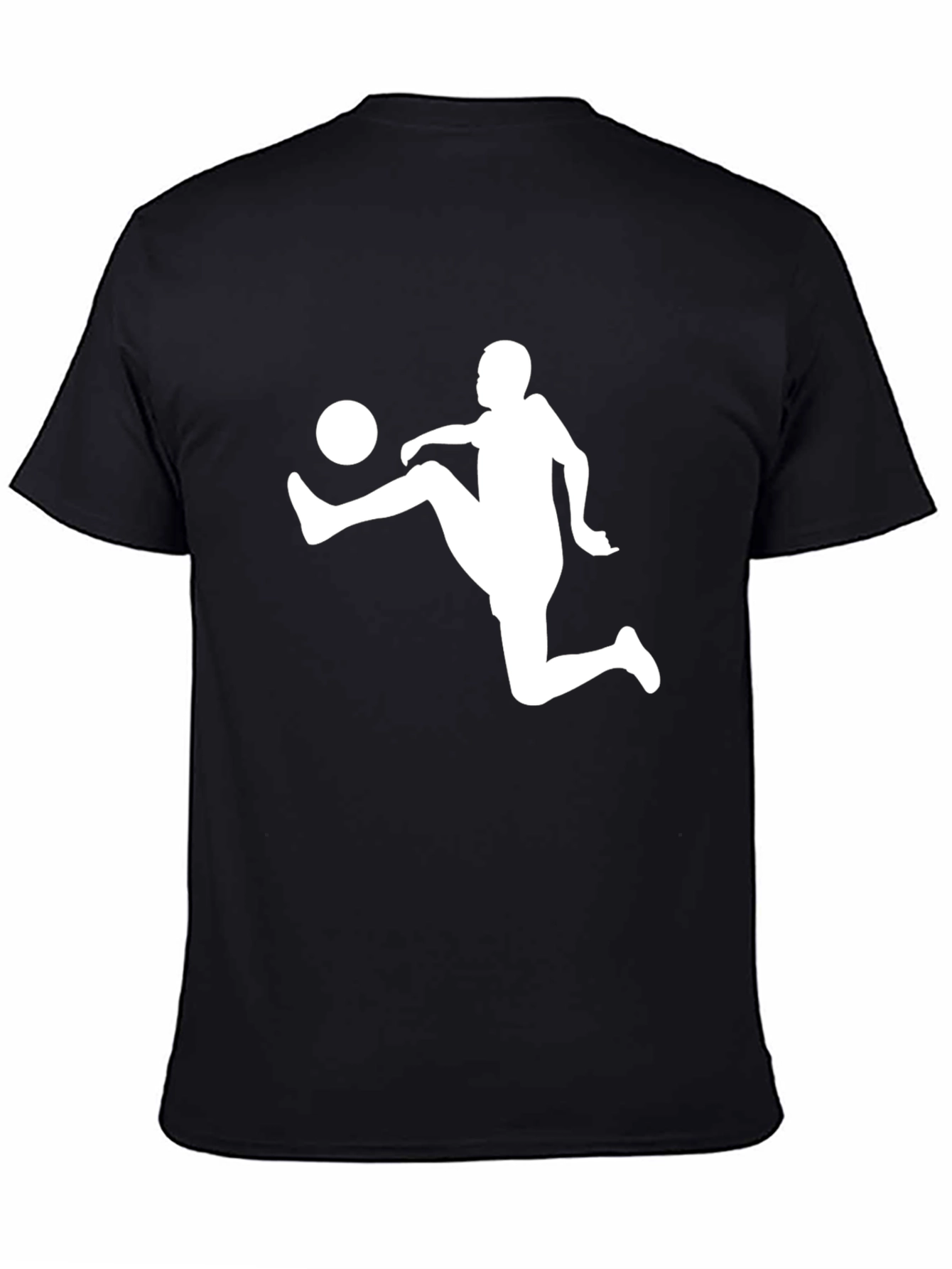 Soccer Kick Black T-Shirt