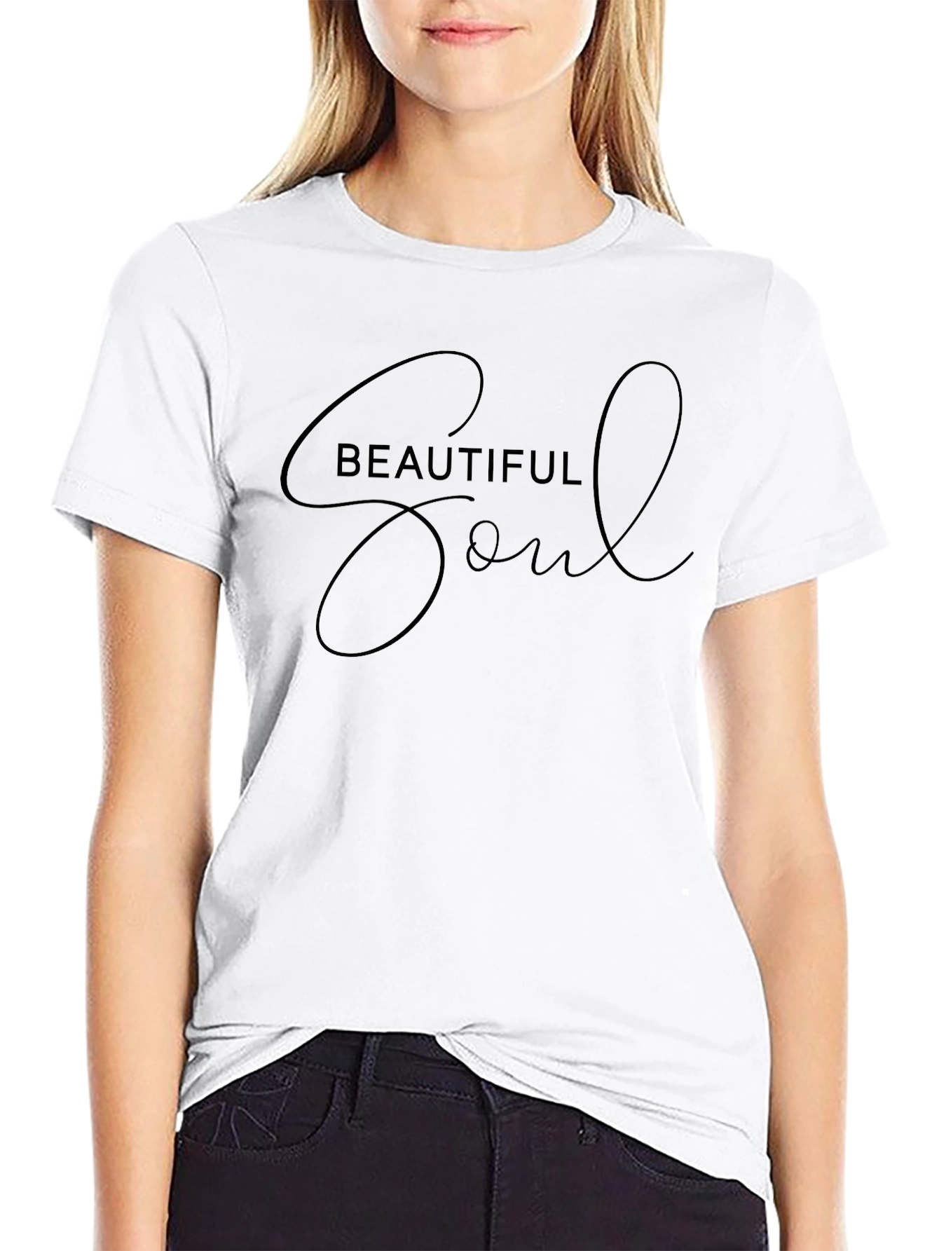 Beautiful Soul Black Graphic Tee