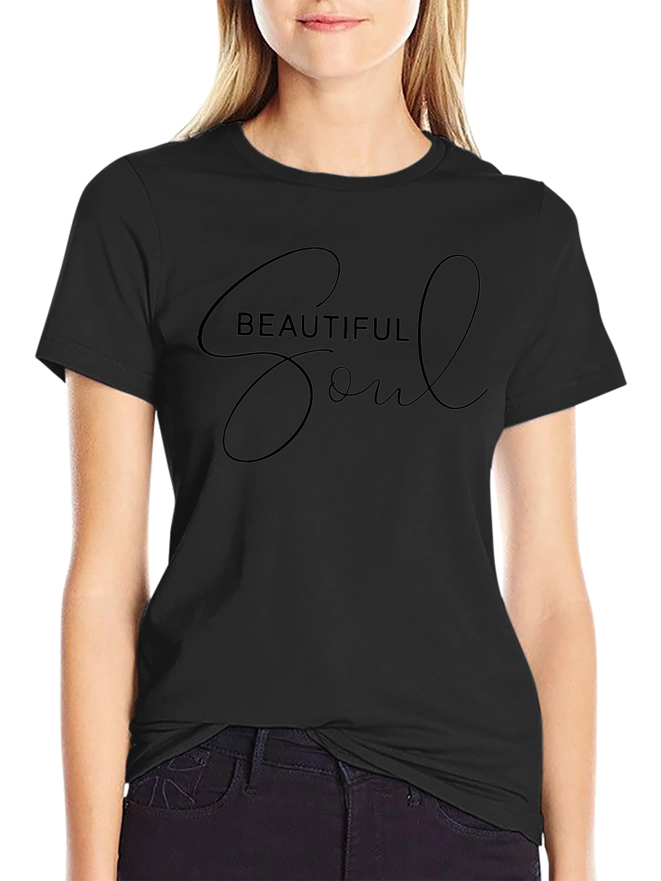 Beautiful Soul Black Graphic Tee