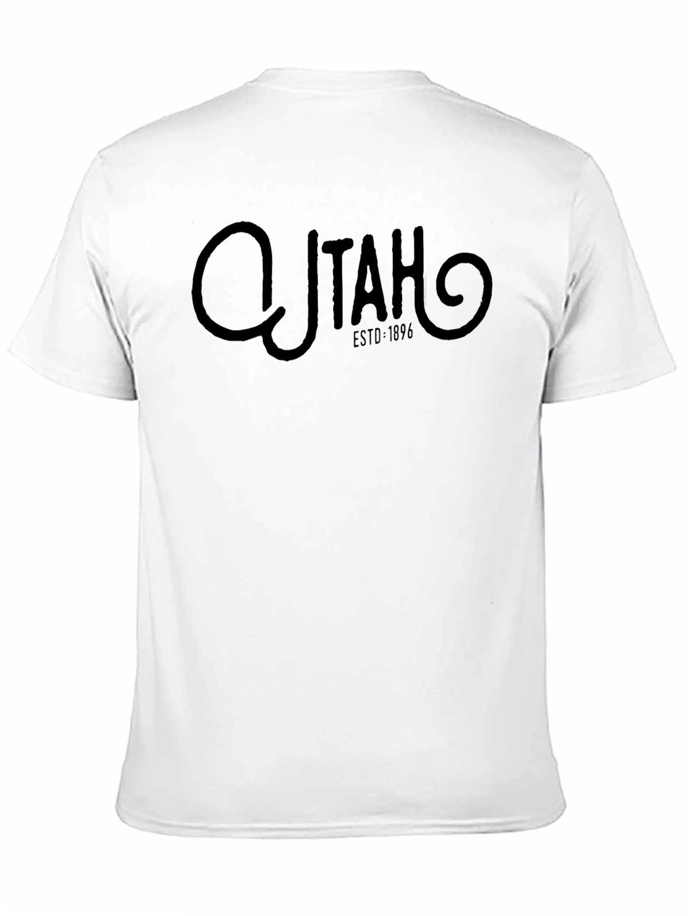 Utah ESTD 1896 Graphic Tee - Classic Black T-Shirt